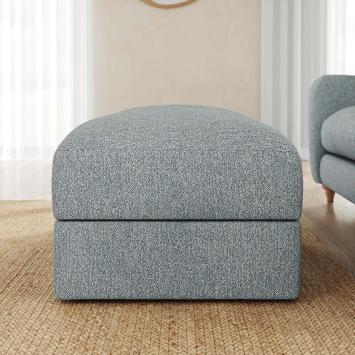 Hattie Cosy Weave Storage Footstool