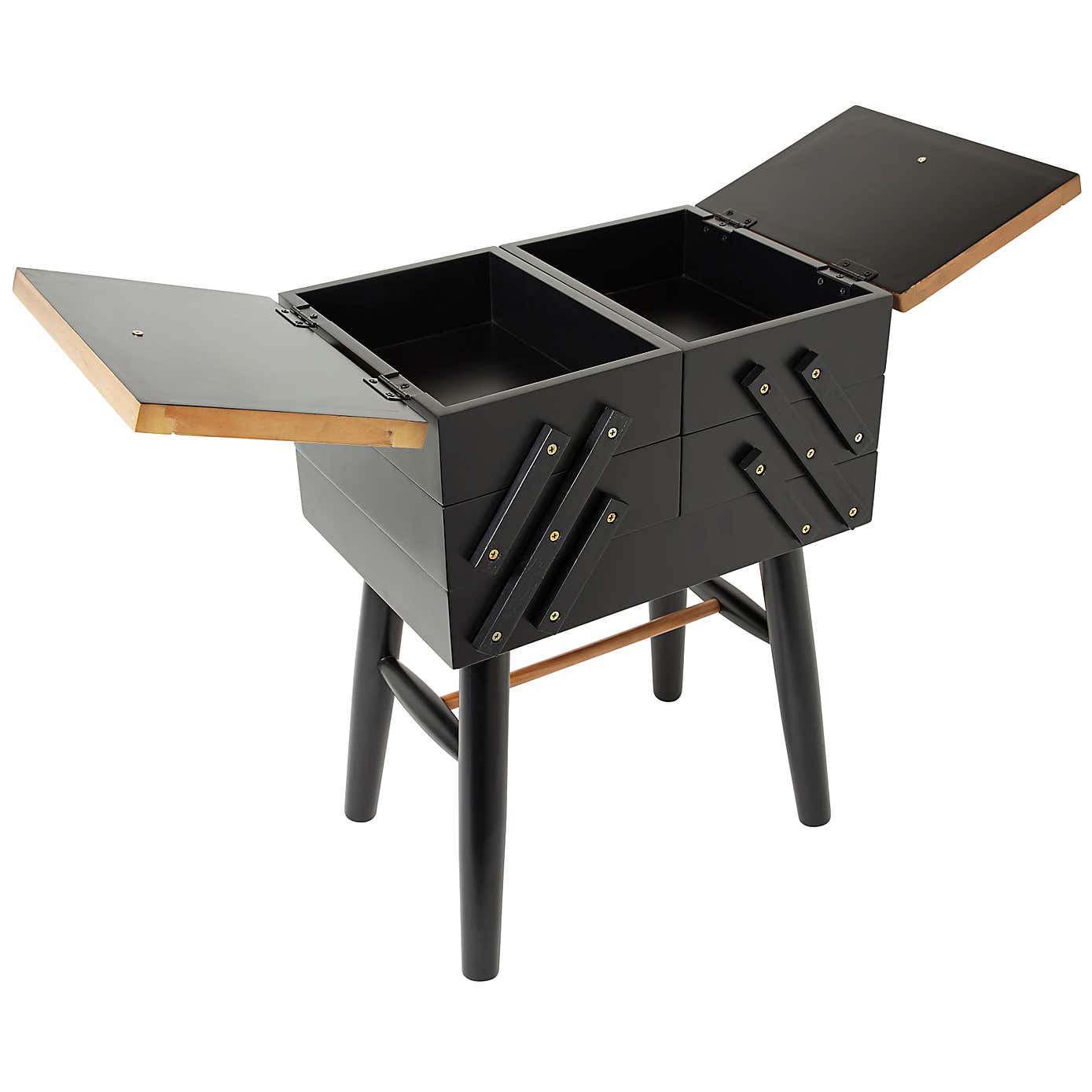 Franco Cantilever Standing Sewing Box Black