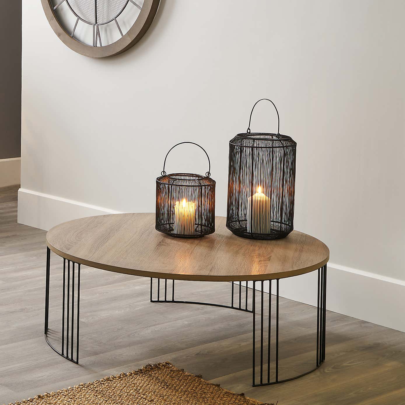 Pacific Atri Coffee Table, Light Wood Effect