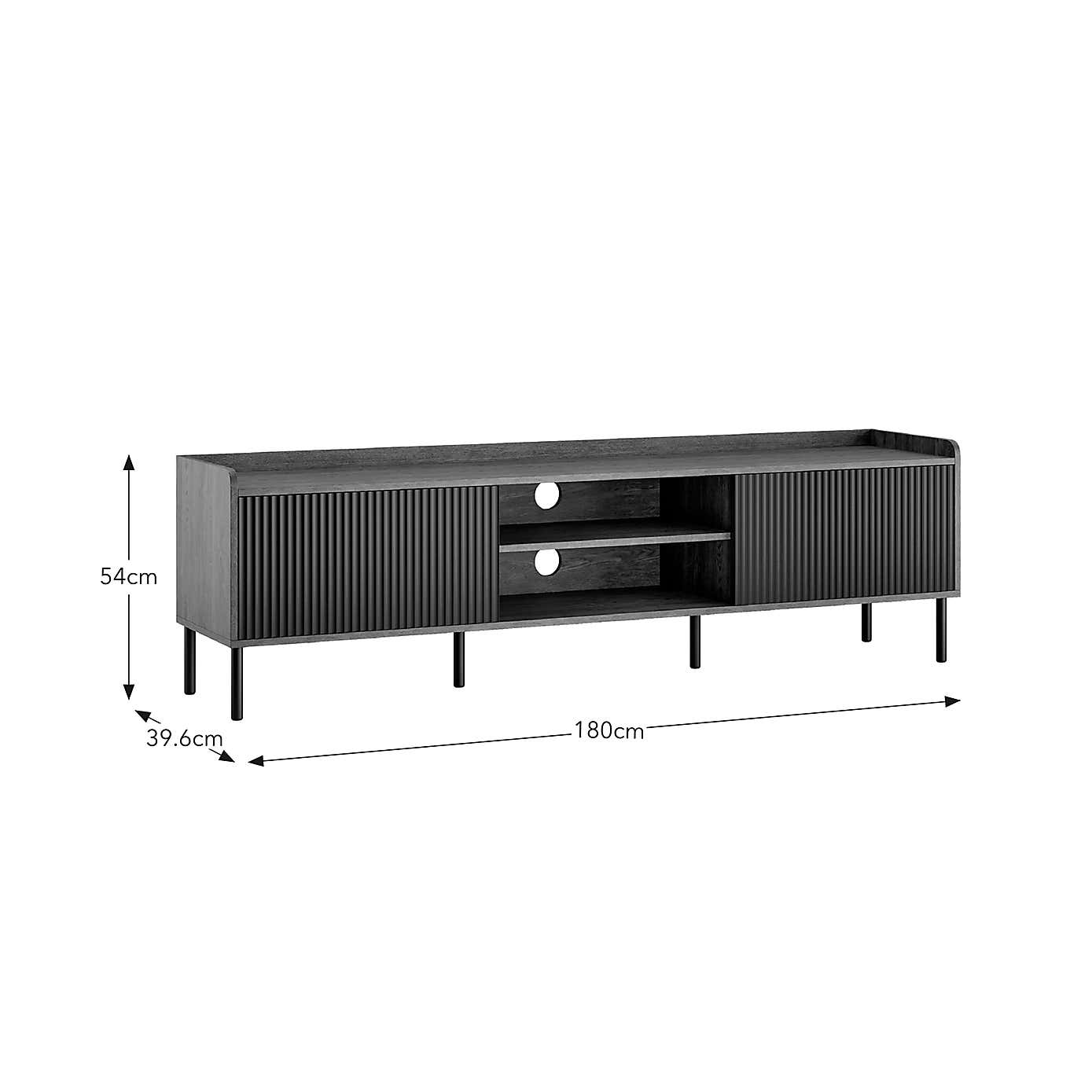 Georgi Extra Wide TV Unit Black