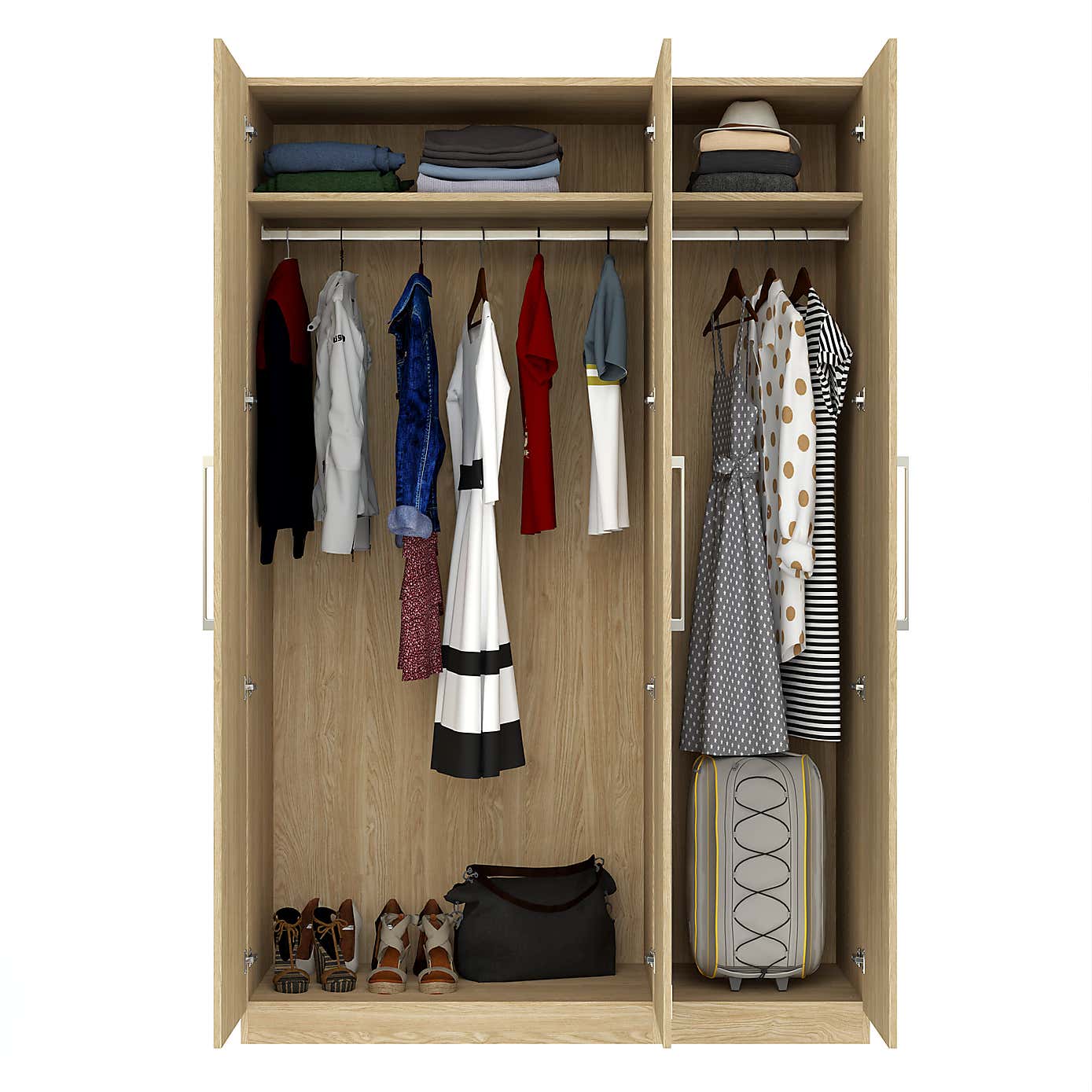 Foster Triple Wardrobe