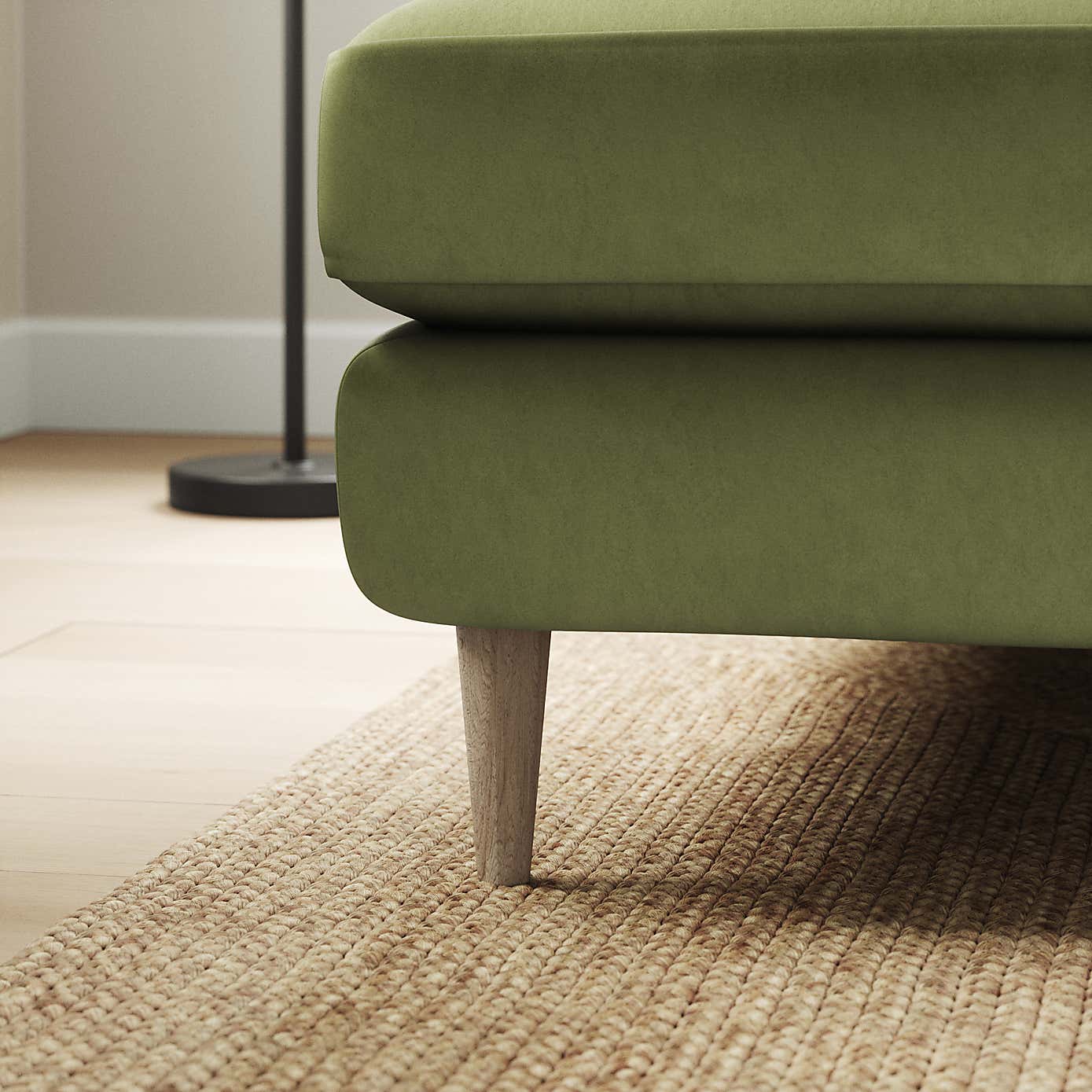 Sven Opulent Velvet Large Corner Chaise Sofa