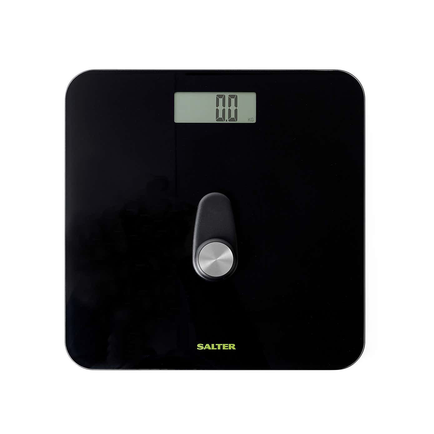 Salter Black Eco Power Bathroom Scale