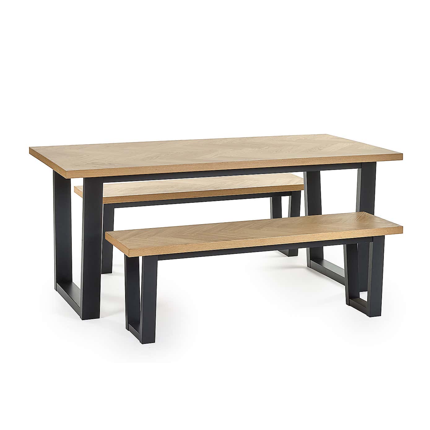 Hilton Dining Bench, Rubberwood