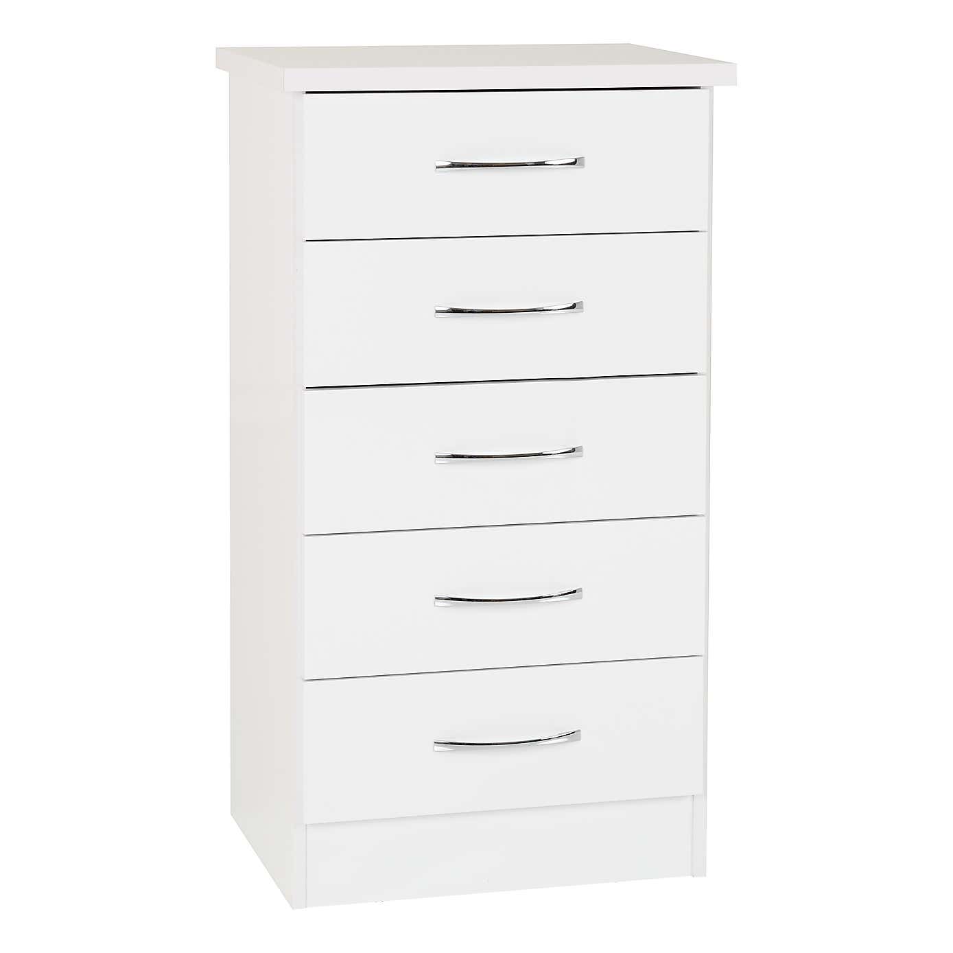 Nevada Slim 5 Drawer Chest