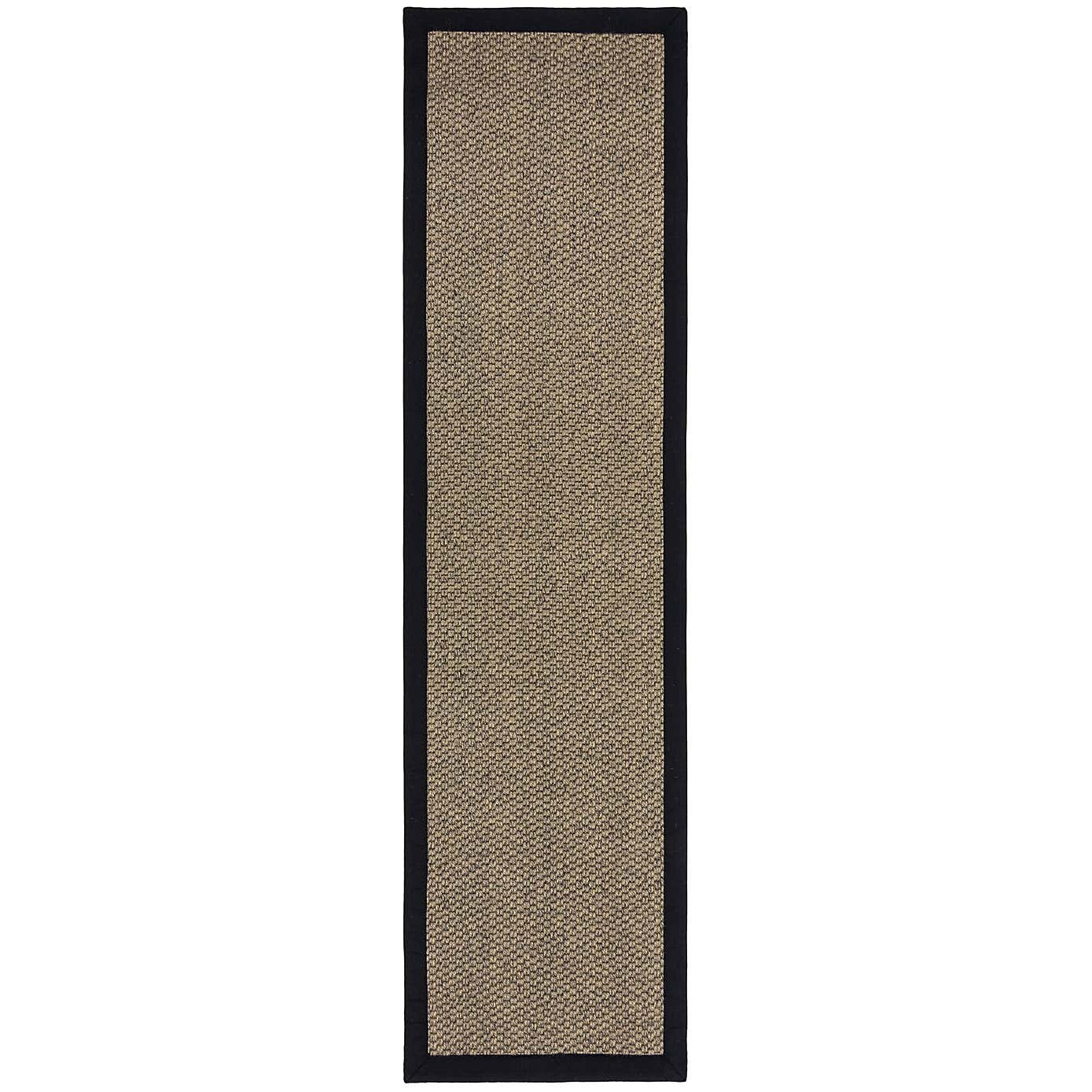 Sisal Look Washable Border Runner