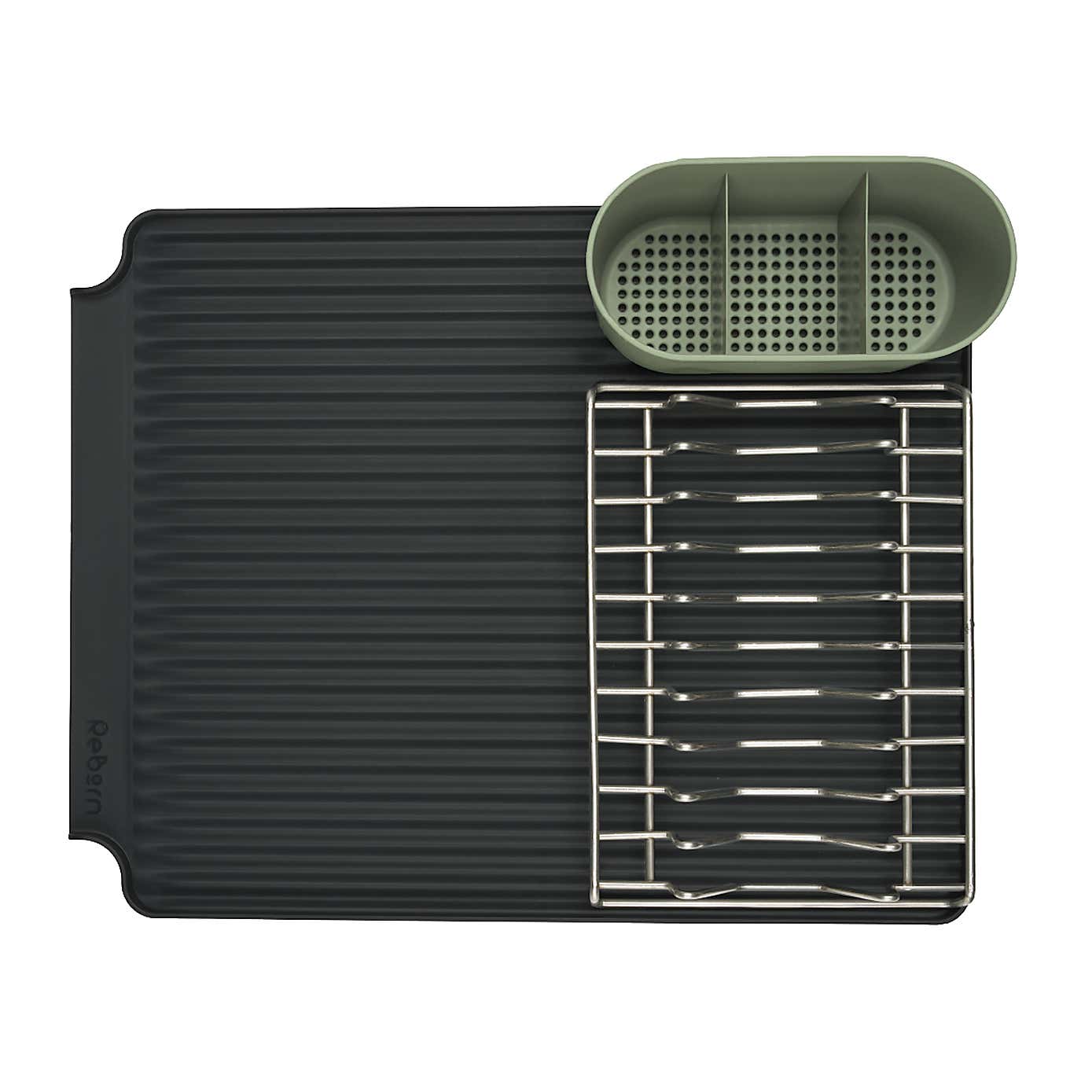 Reborn Recycled Large Draining Rack Sage Green