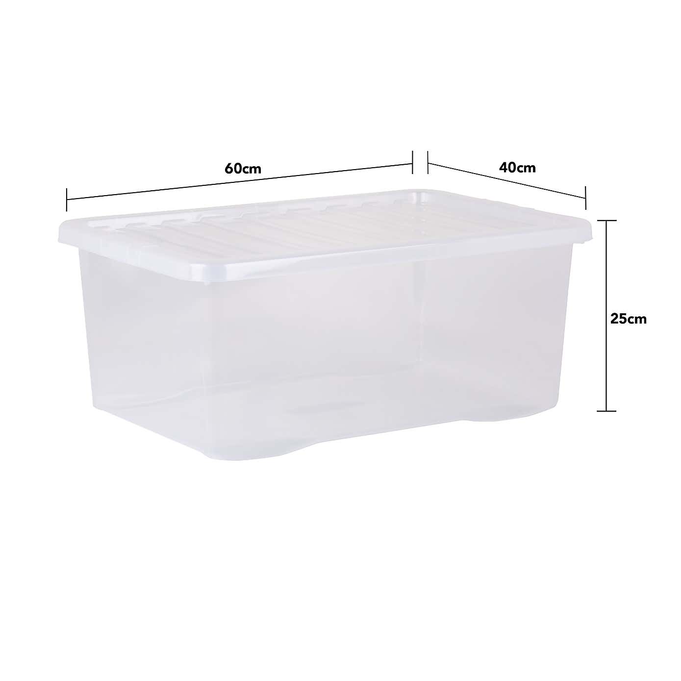 Wham Crystal Set of 5 Storage Boxes & Lids