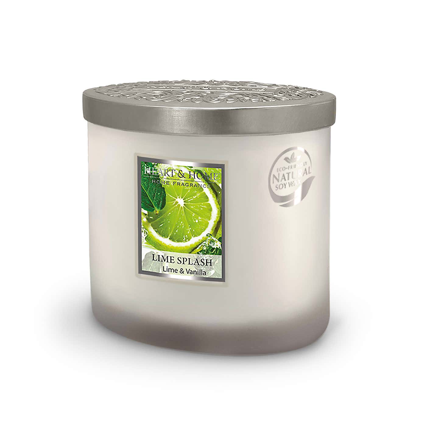 Heart and Home Ellipse Lime Splash Multi Wick Candle