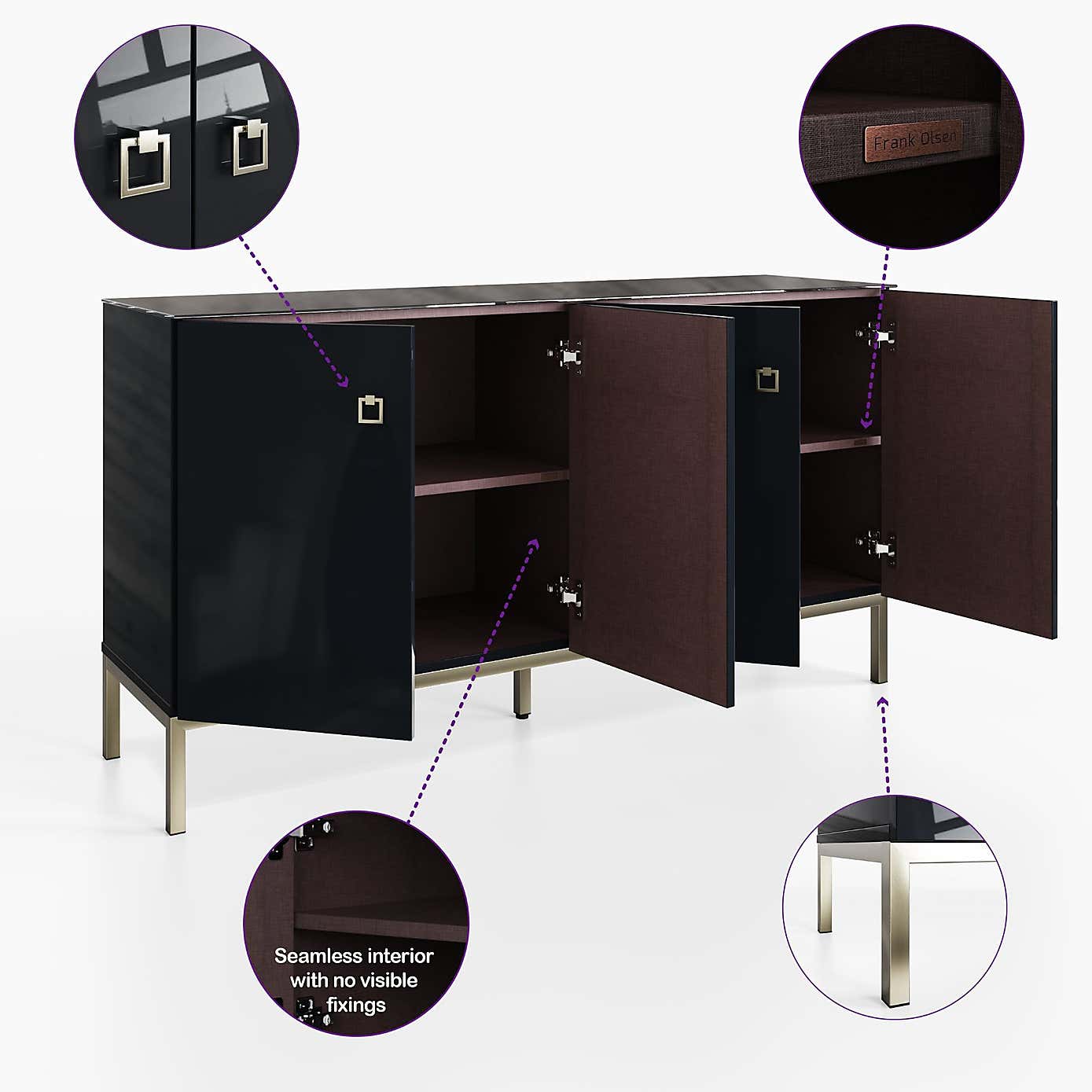 Lyra Large Smart Sideboard