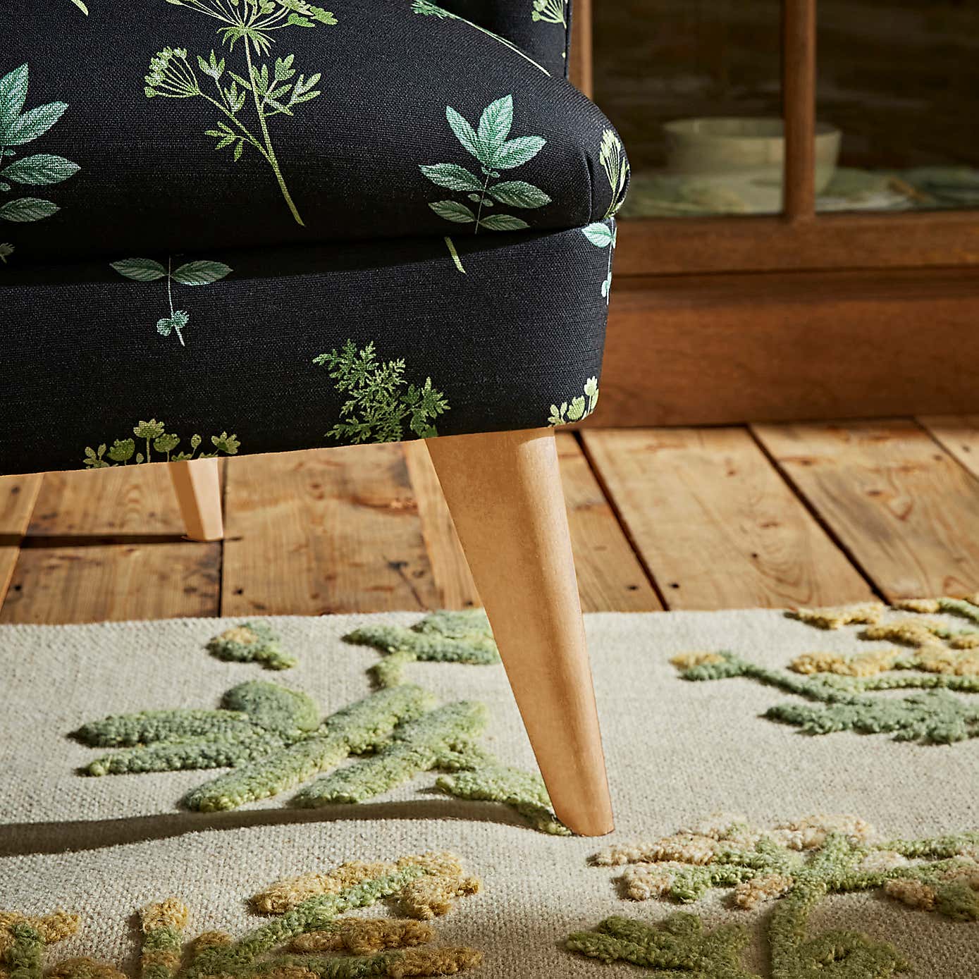 Marlow Marsh Botanical Print Armchair