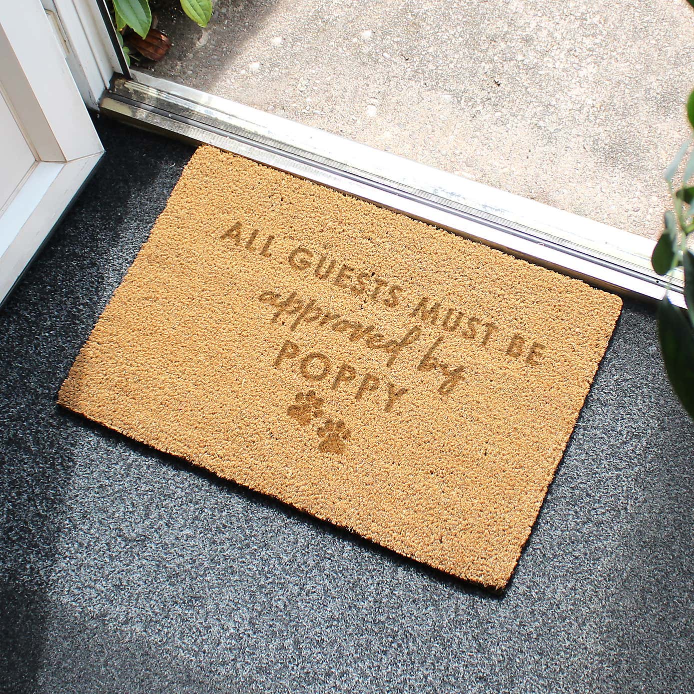 Personalised Rectangle Pet Doormat