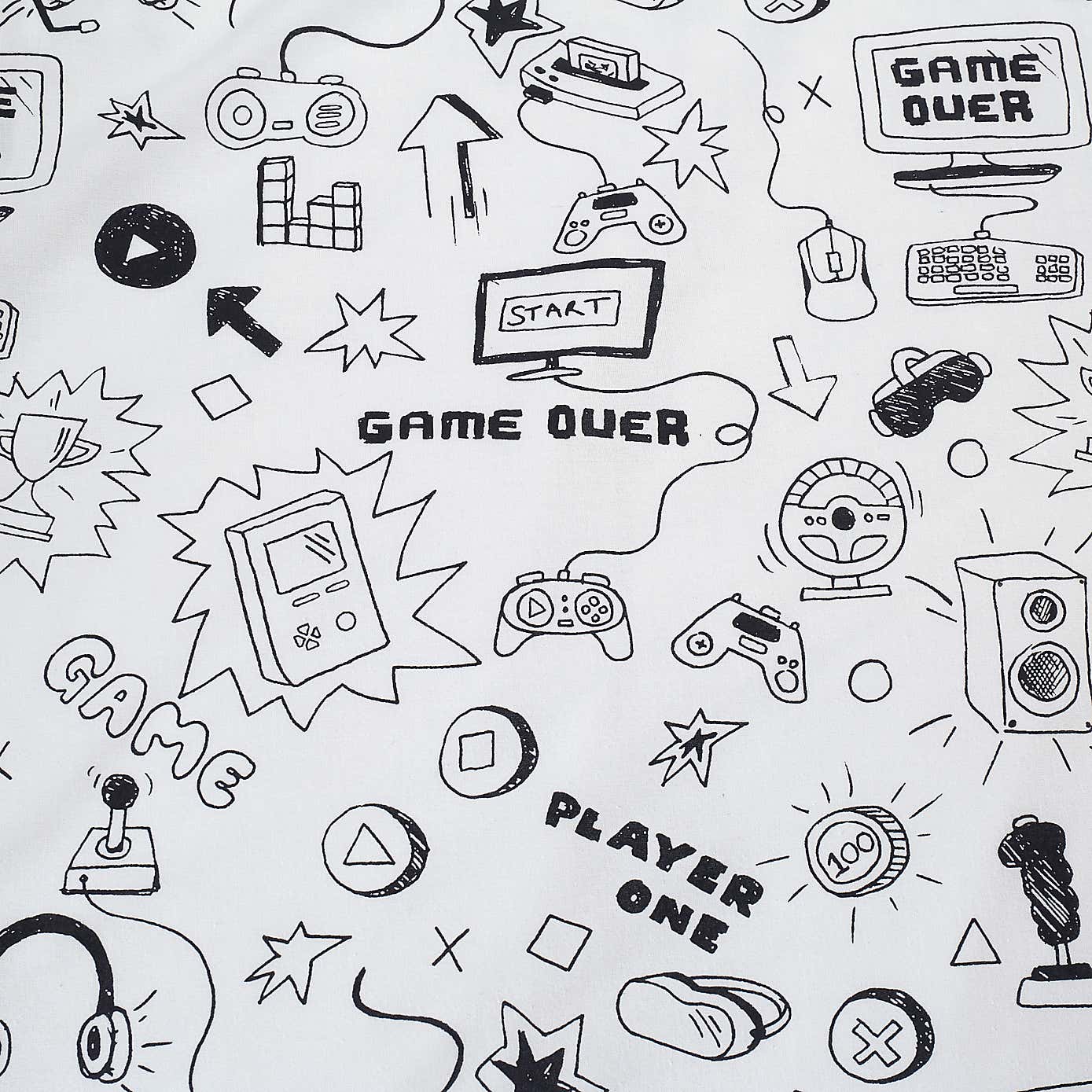 Game Over Duvet Cover and Pillowcase Set