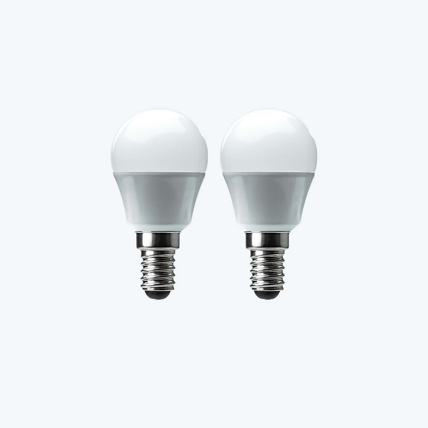 Status 5.5W Pearl SES Mini Globe 2 Pack