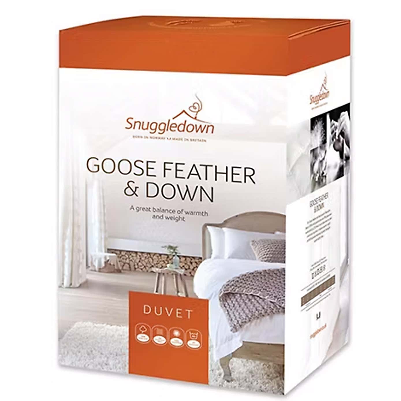 Snuggledown Hotel Goose Feather and Down 10.5 Tog Duvet