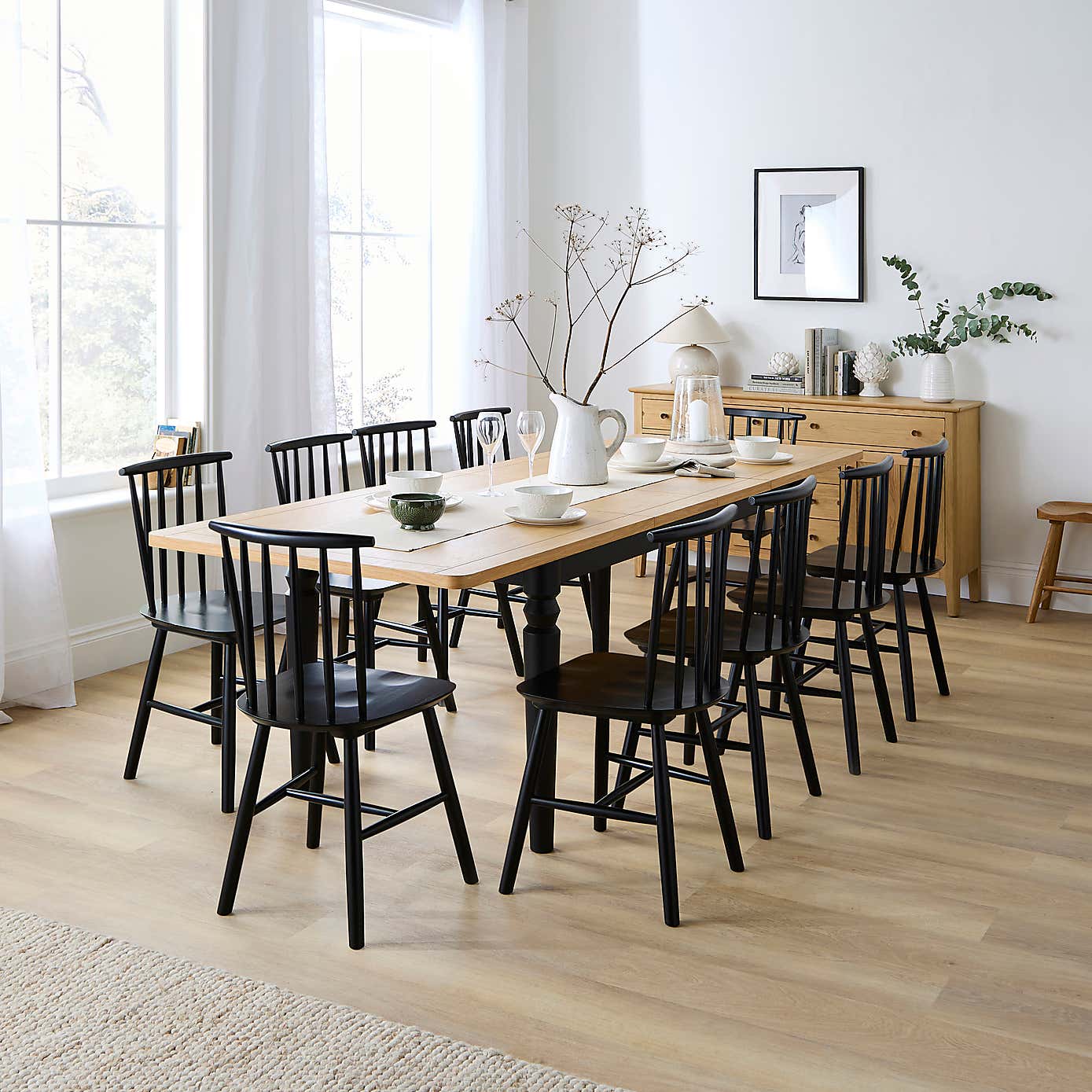 Pip 8-10 Seater Extendable Dining Table