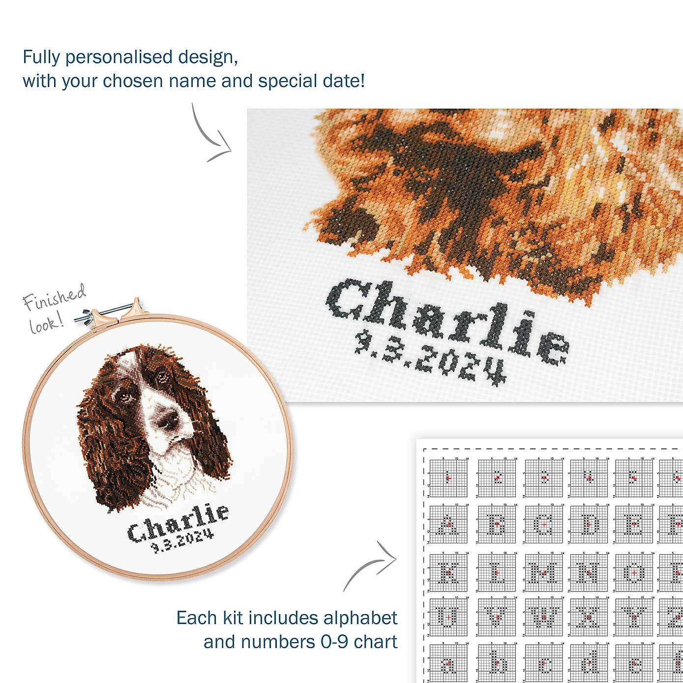 Cross Stitch Springer Spaniel