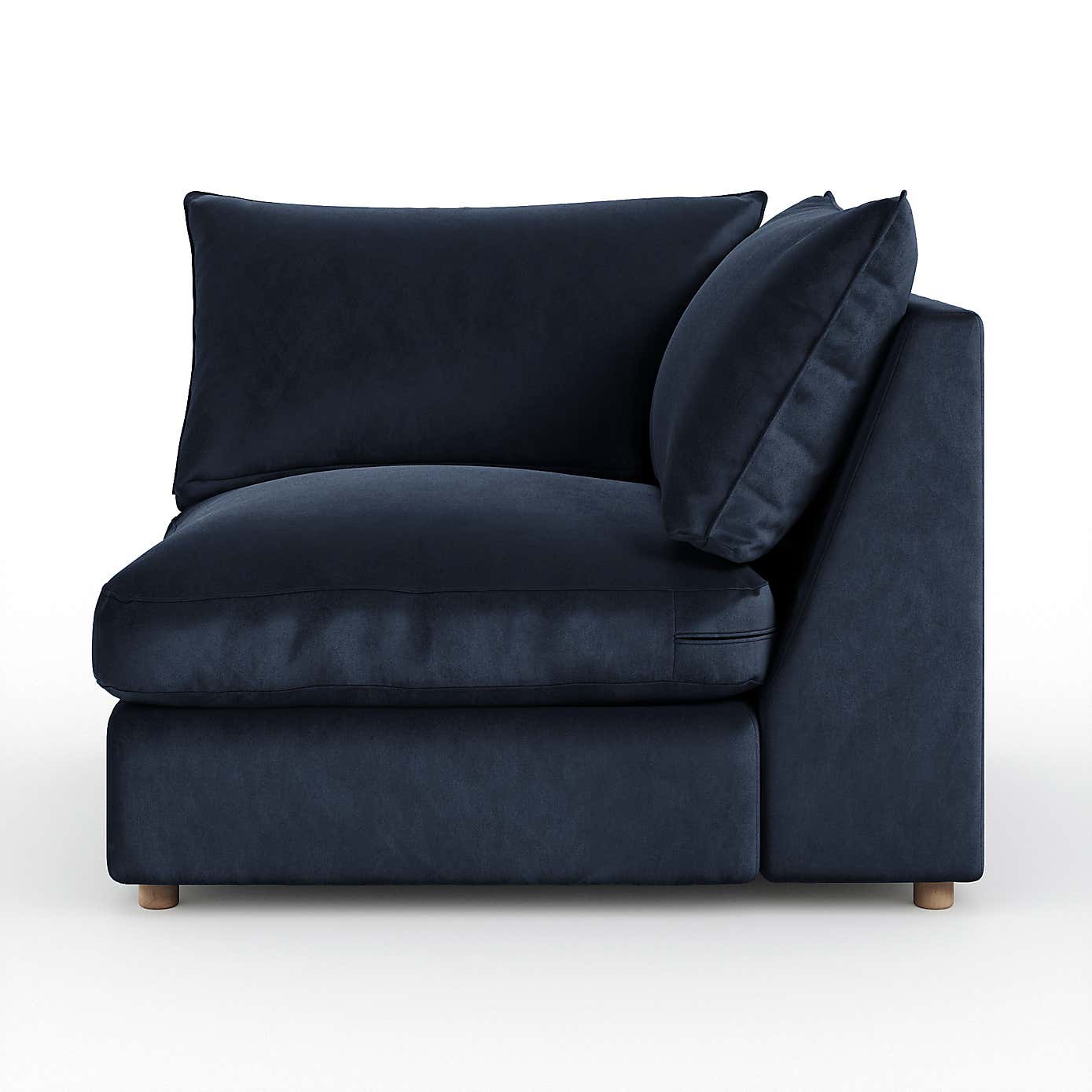 Full Circle Austin Cosy Velvet Modular Corner Piece