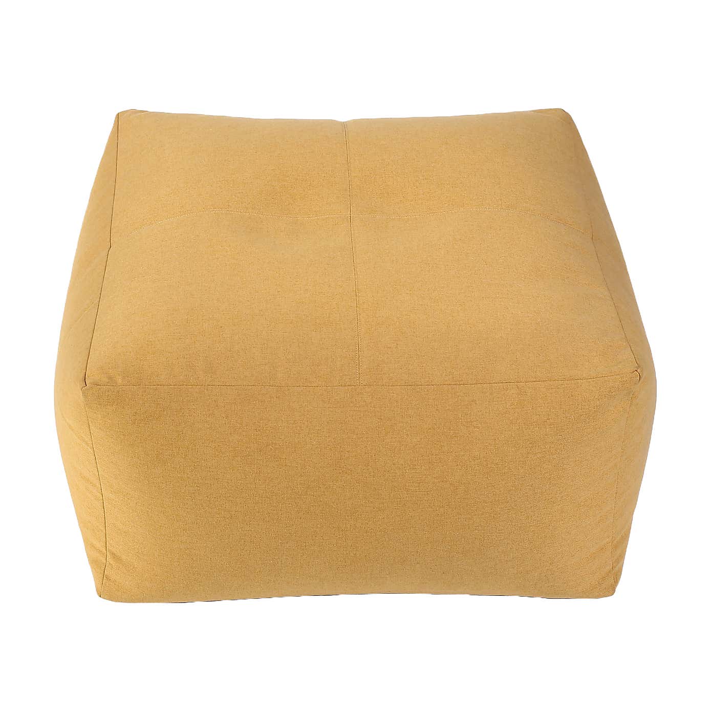 Kaikoo Luxe Brushed Fabric Square Slab Beanbag