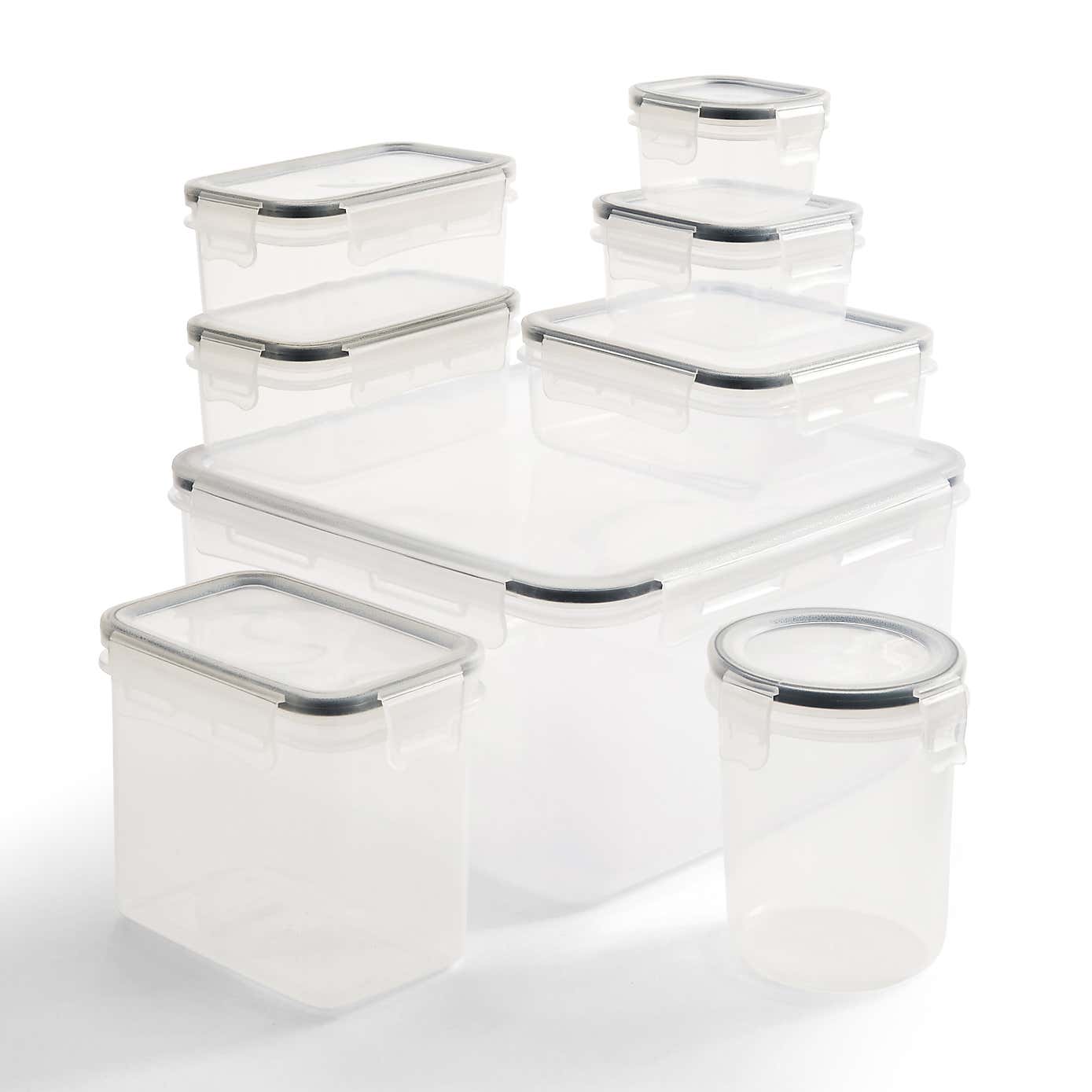 Set of 8 Clip Lock Containers