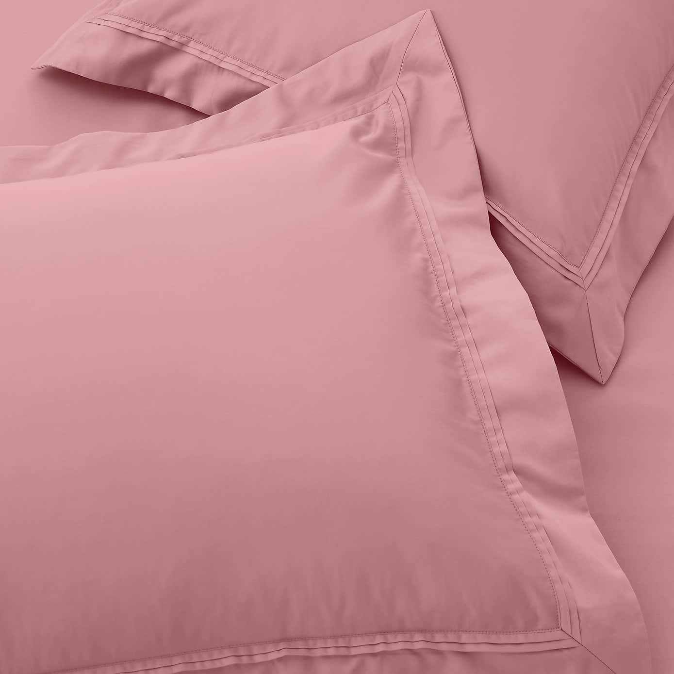 Dorma 500 Thread Count 100% Cotton Satin Plain Oxford Pillowcase
