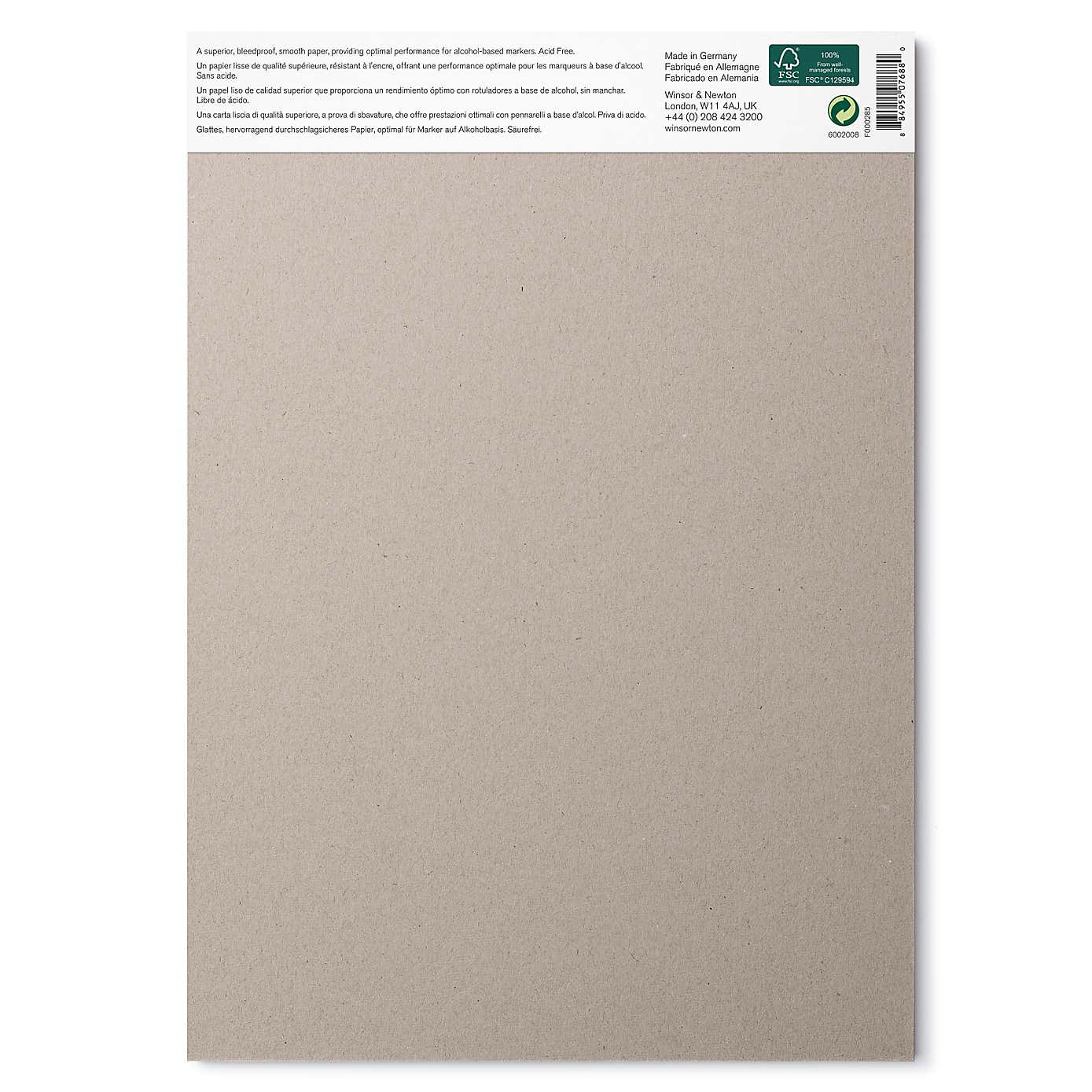 Winsor & Newton Bleedproof Marker 75gsm A4 Paper Pad