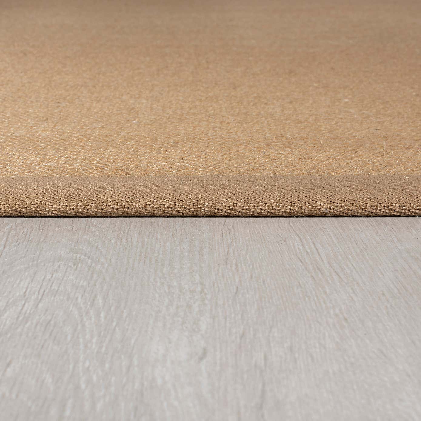 Herringbone Jute Border Stair Runner