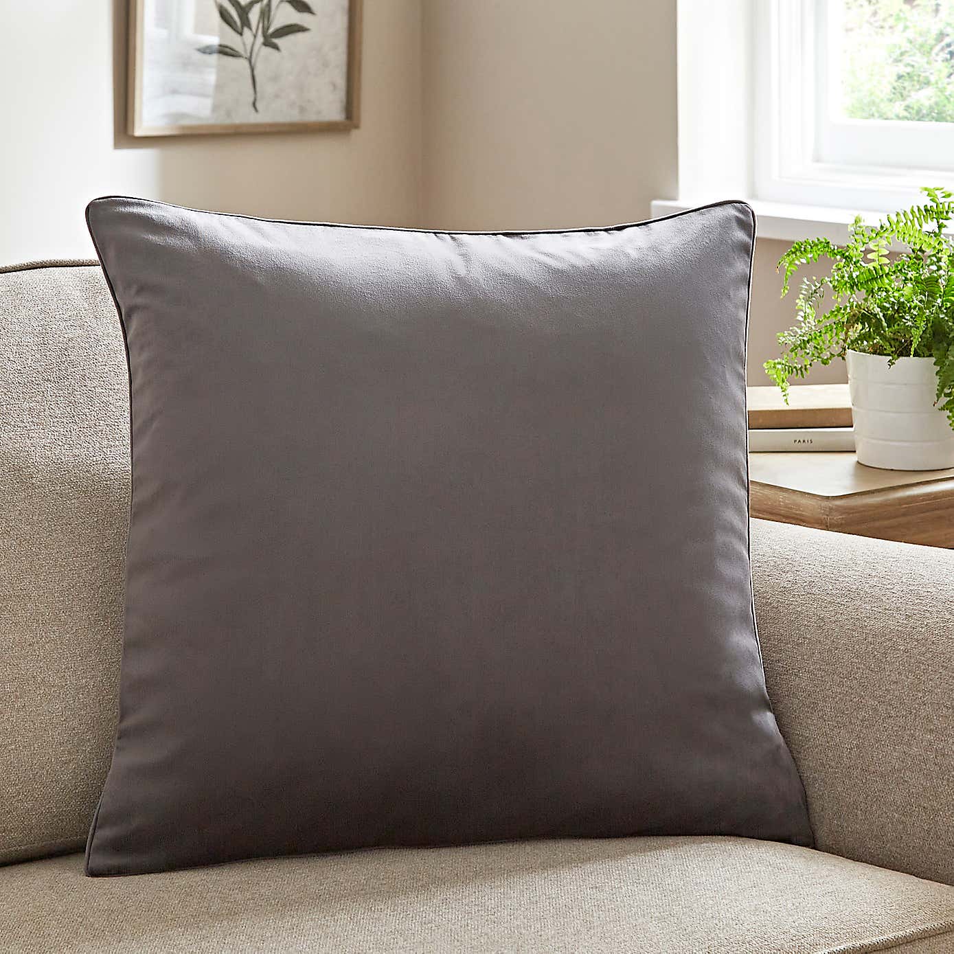 Recycled Velour Square Cushion Cover