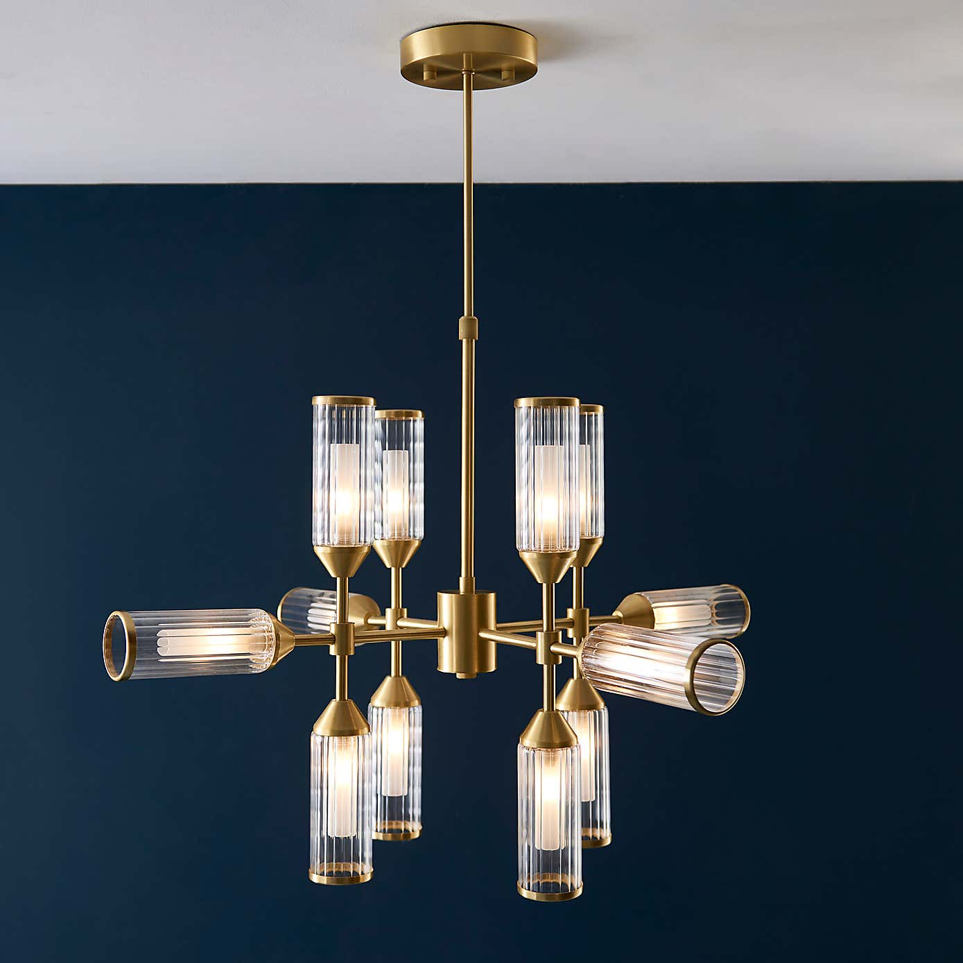 Vogue Bailey Art Deco 12 Light Adjustable Ceiling Light