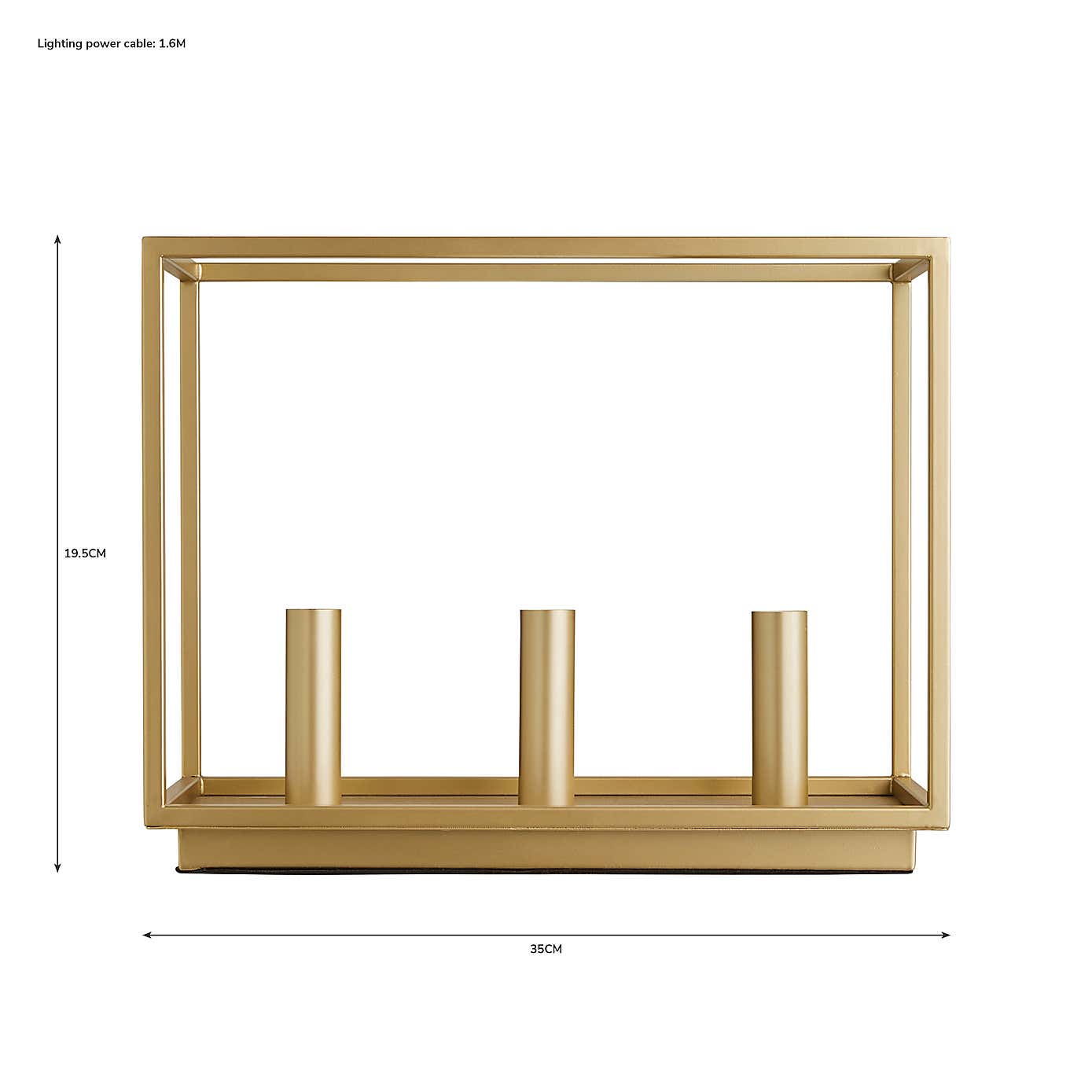 Madrid 3 Light Table Lamp