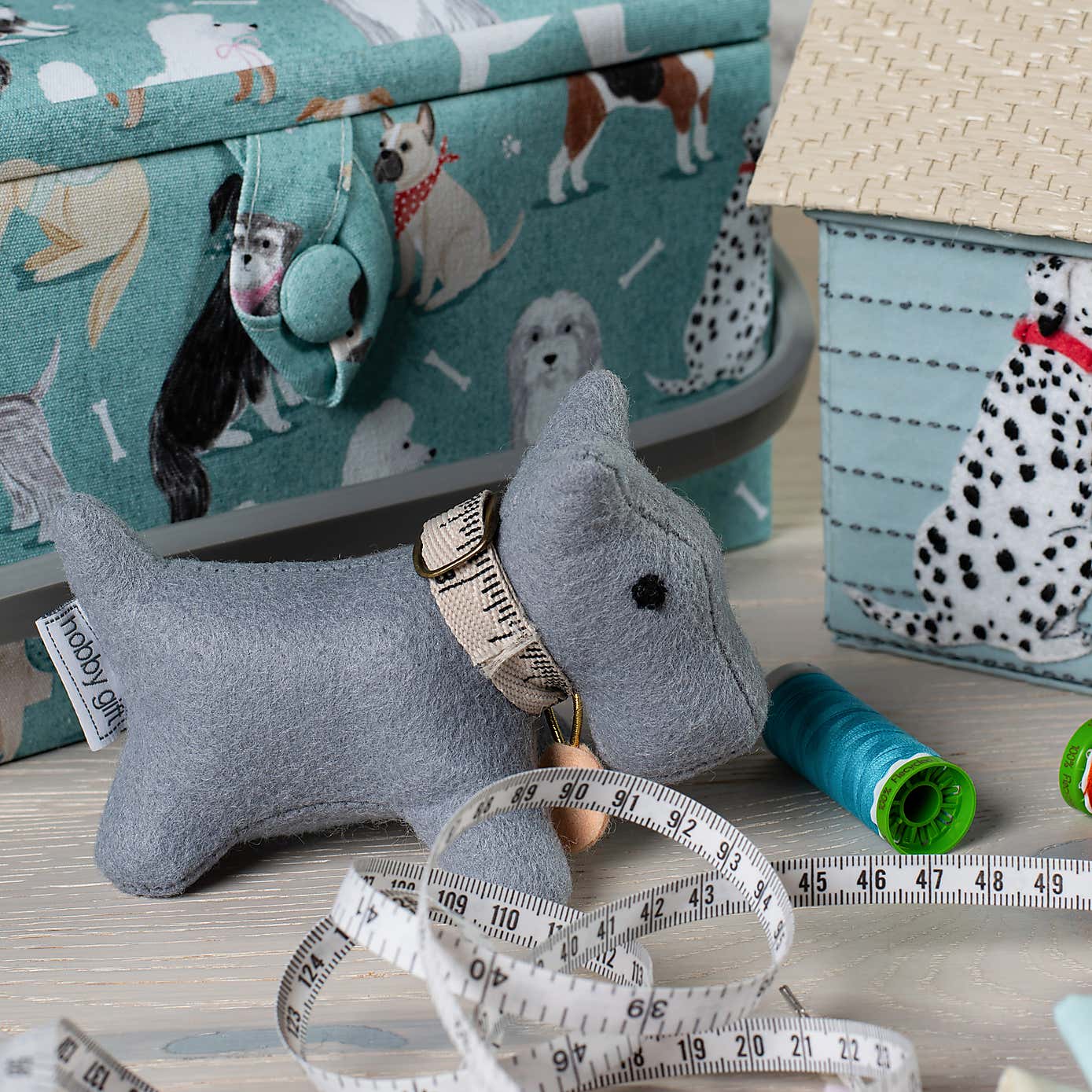 Scotty Dogs Blue Pin Cushion