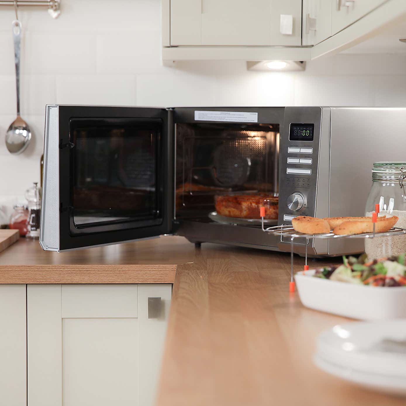 Russell Hobbs 30L Stainless Steel Digital Combination Microwave