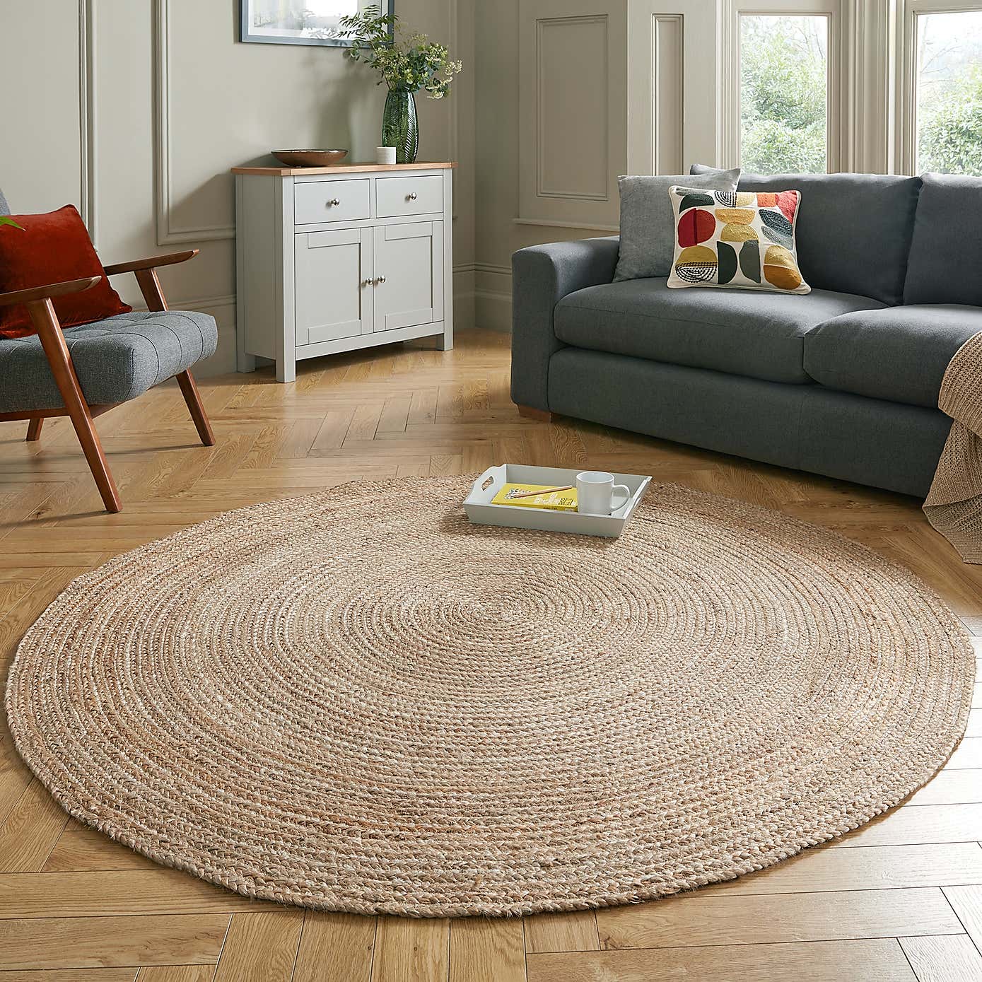 Jute Circle Rug