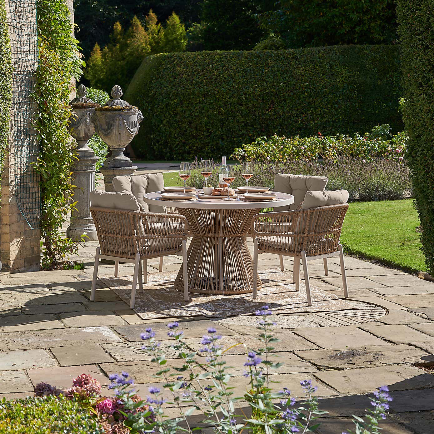 Pacific Lifestyle Martic Outdoor 4 Seater Dining Set