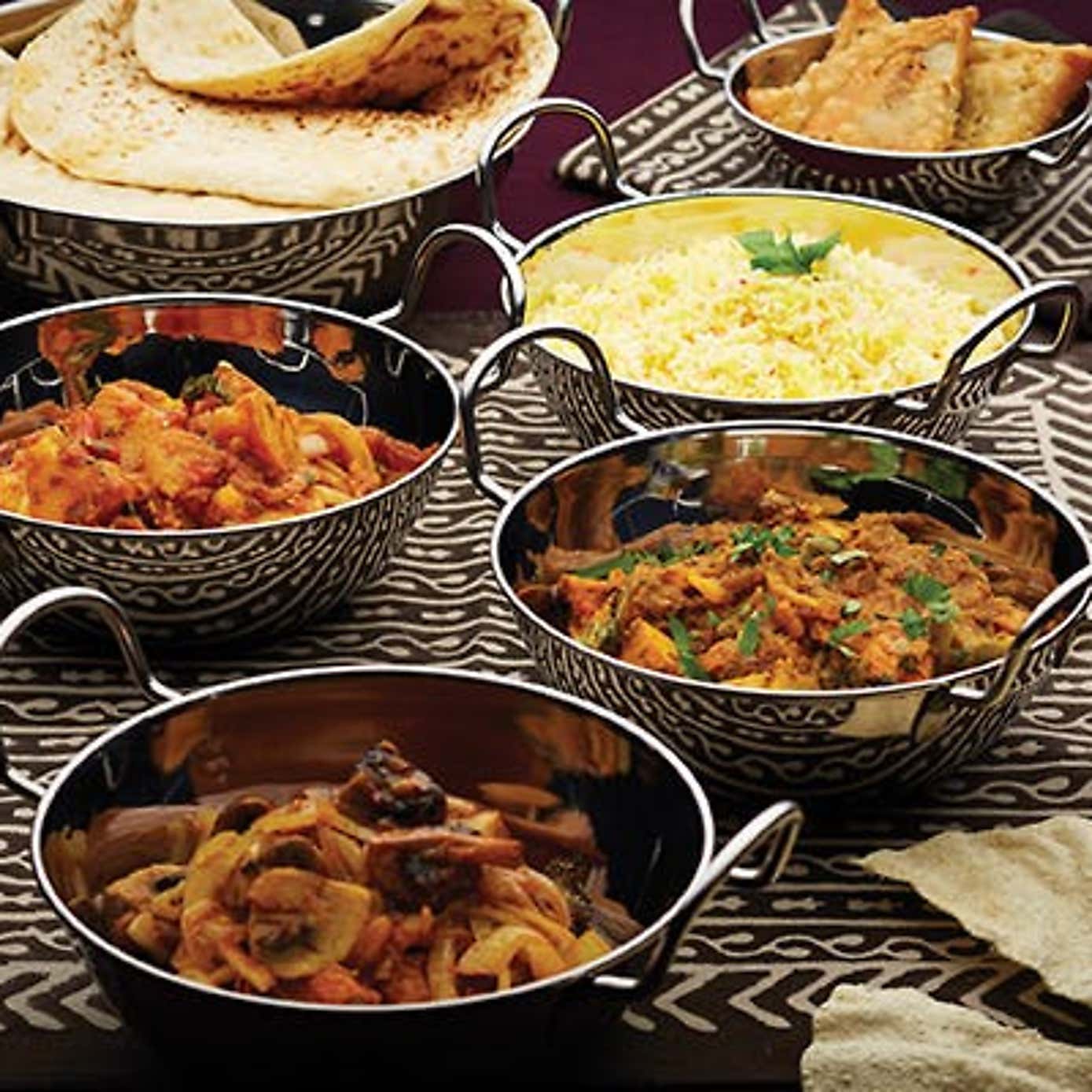 KitchenCraft World of Flavours 26cm Stainless Steel Balti Dish