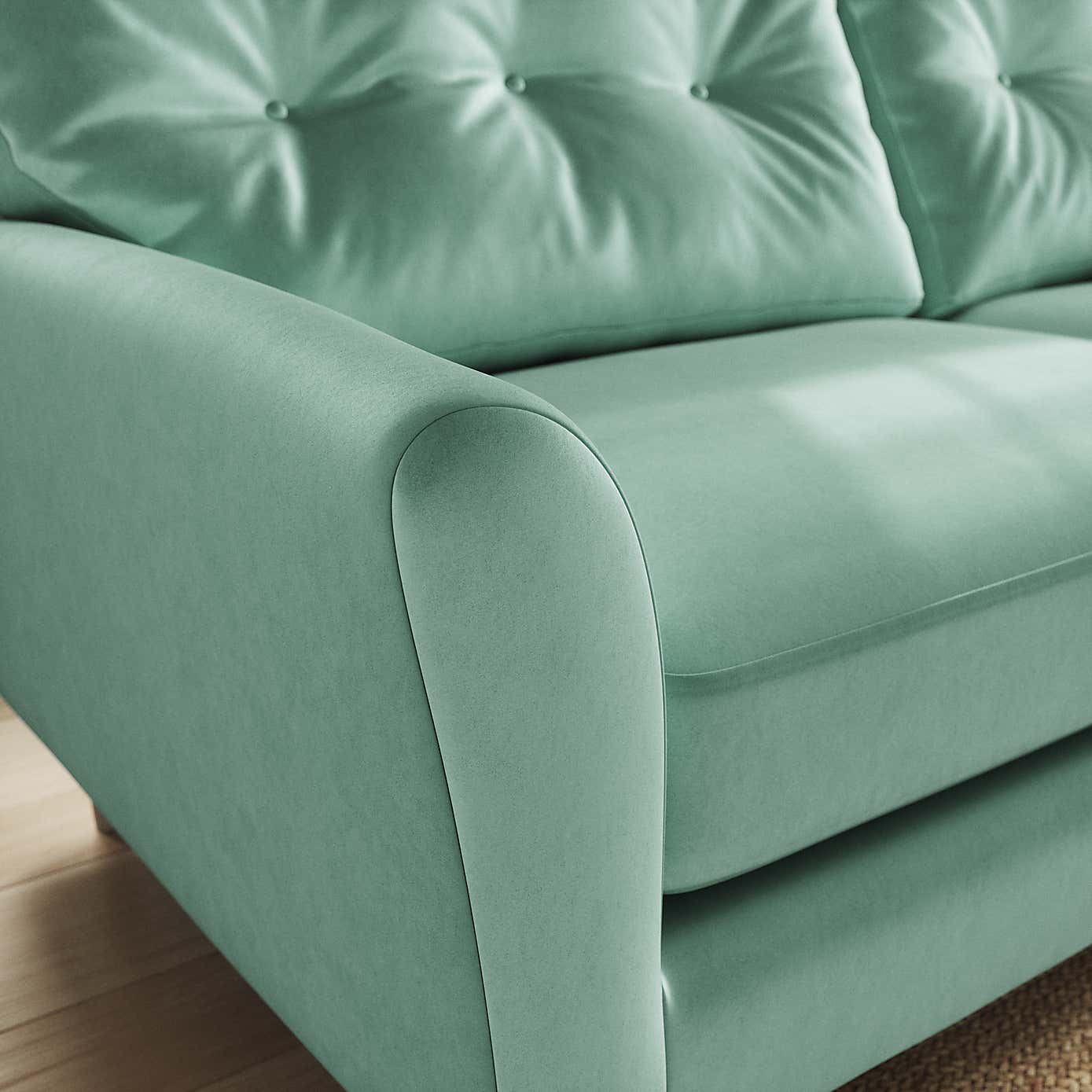 Sven Opulent Velvet 4 Seater Sofa