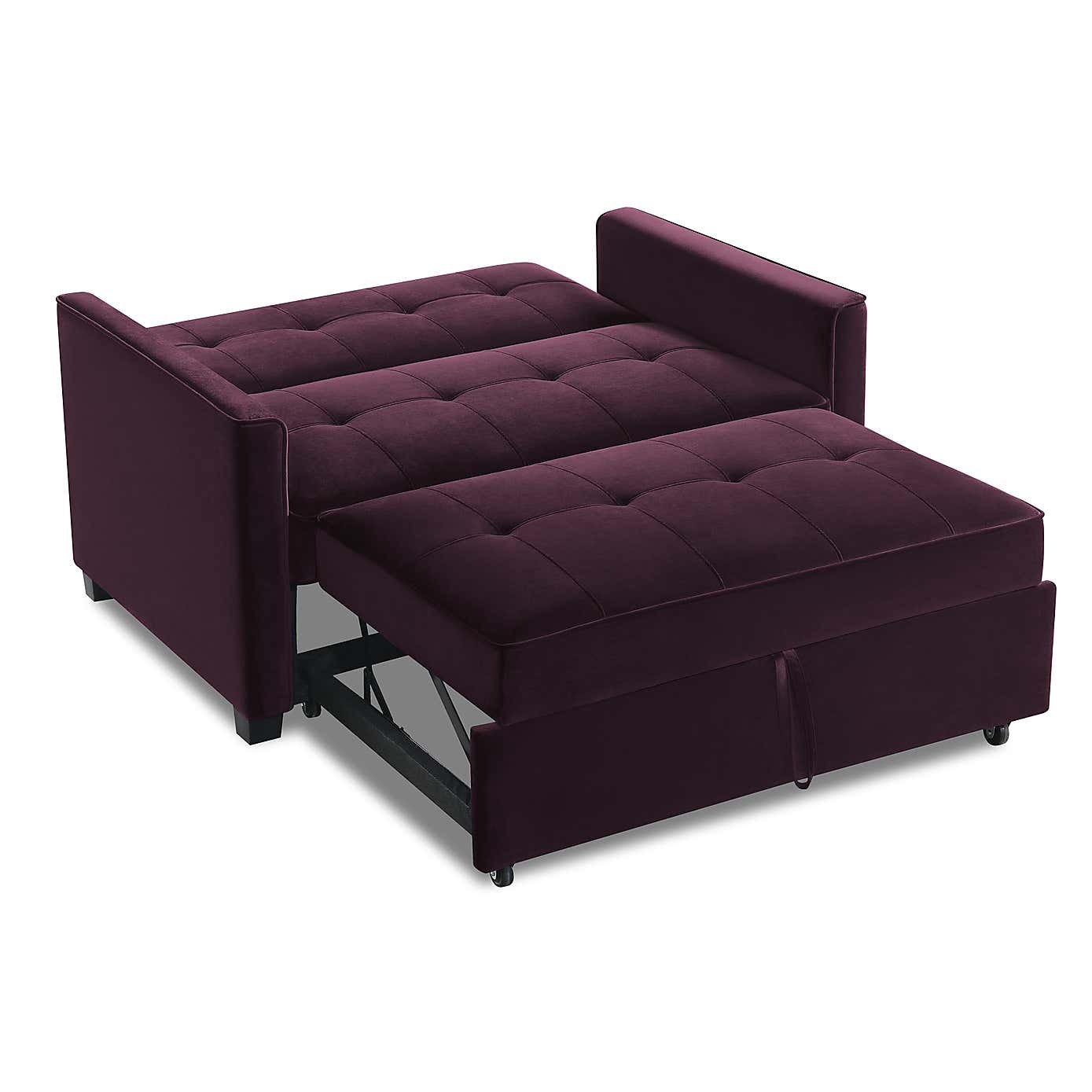 Summer Velvet 2 Seater Sofa Bed