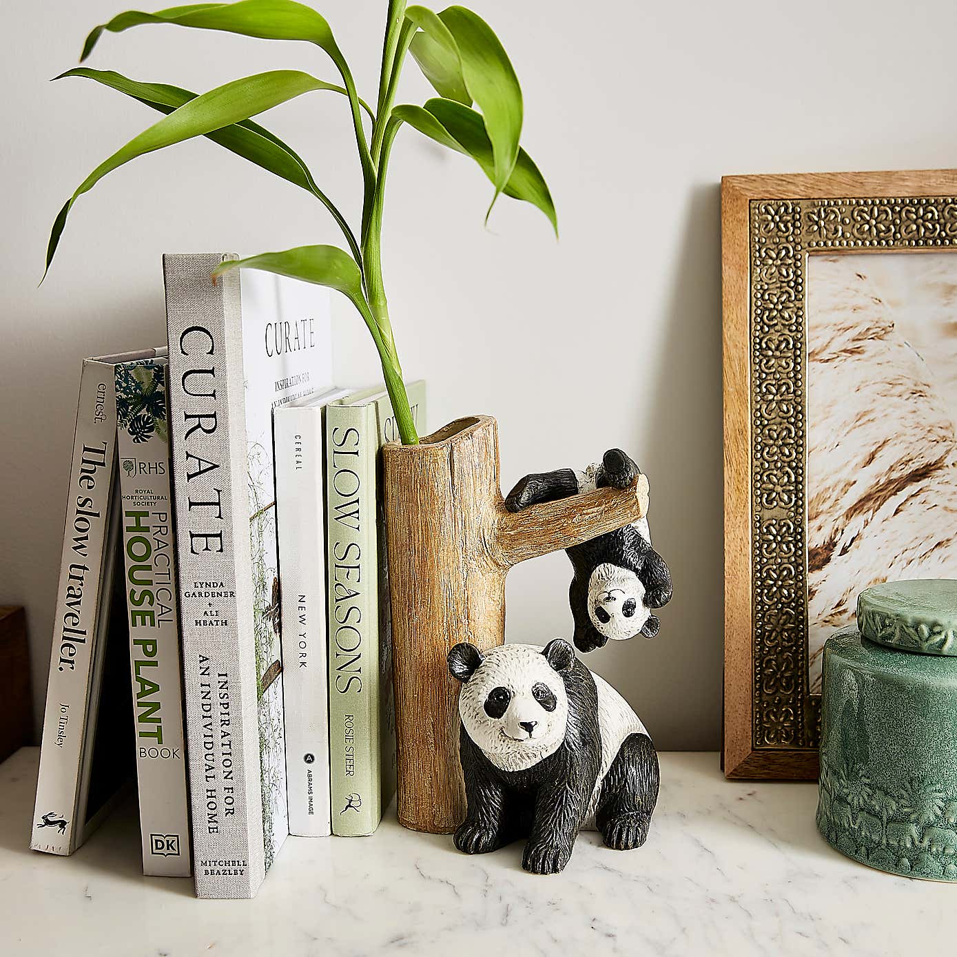 Pablo Panda Book End Vase