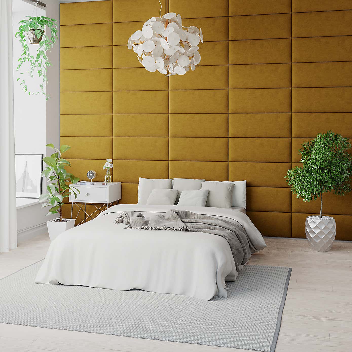 Aspire EasyMount Plush Velvet Upholstered Wall Panels