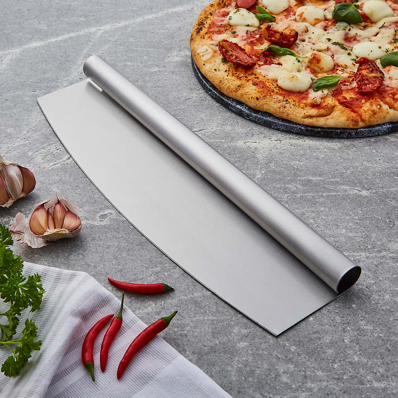 Stainless Steel Pizza Rocker