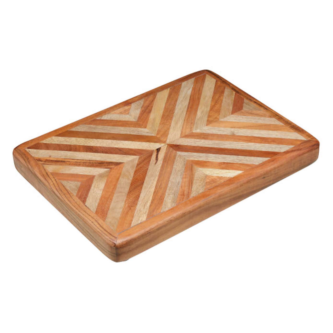 KitchenCraft Thick Wooden Butcher's Block Chopping Board