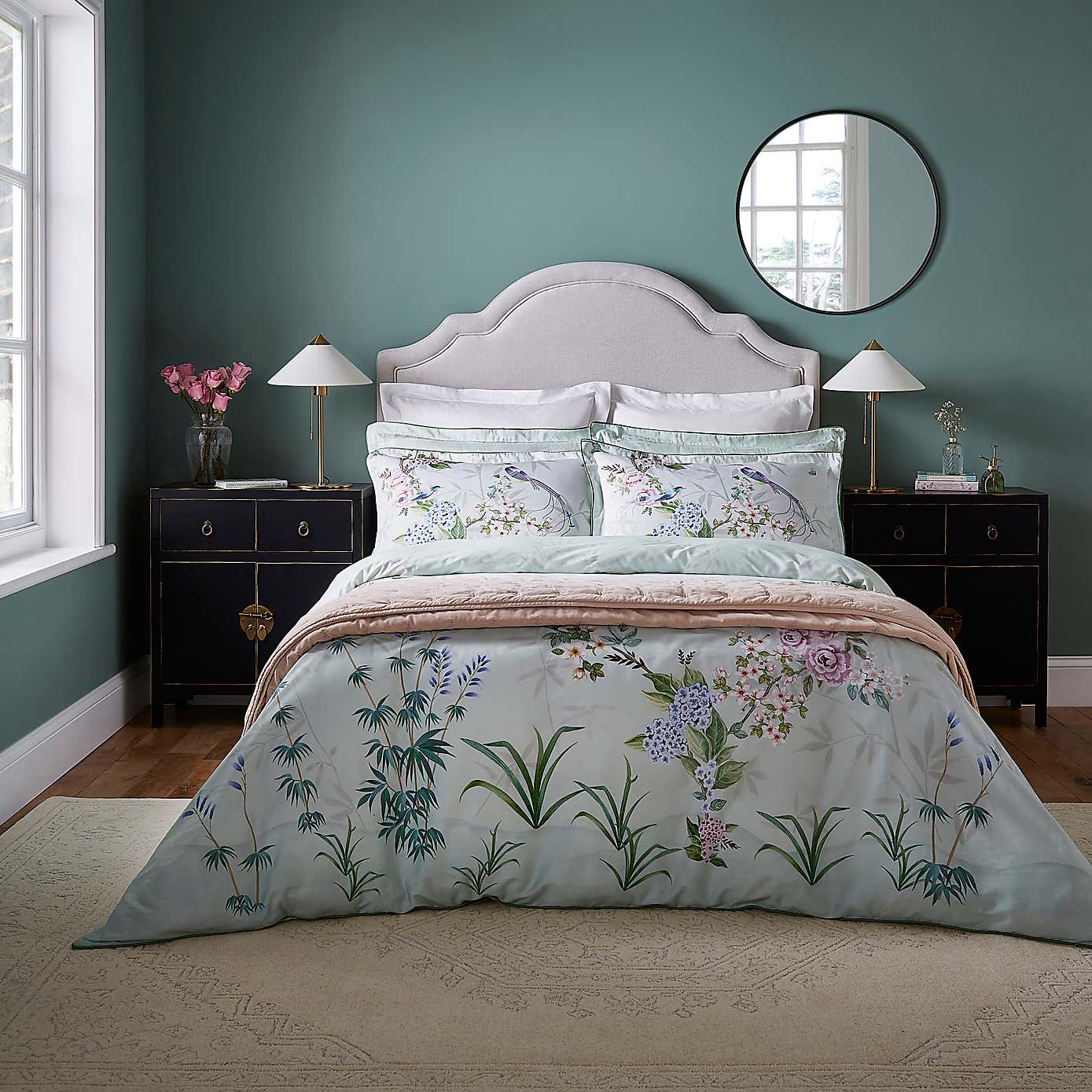 Dorma Love Bird Cotton Duvet Cover and Pillowcase Set