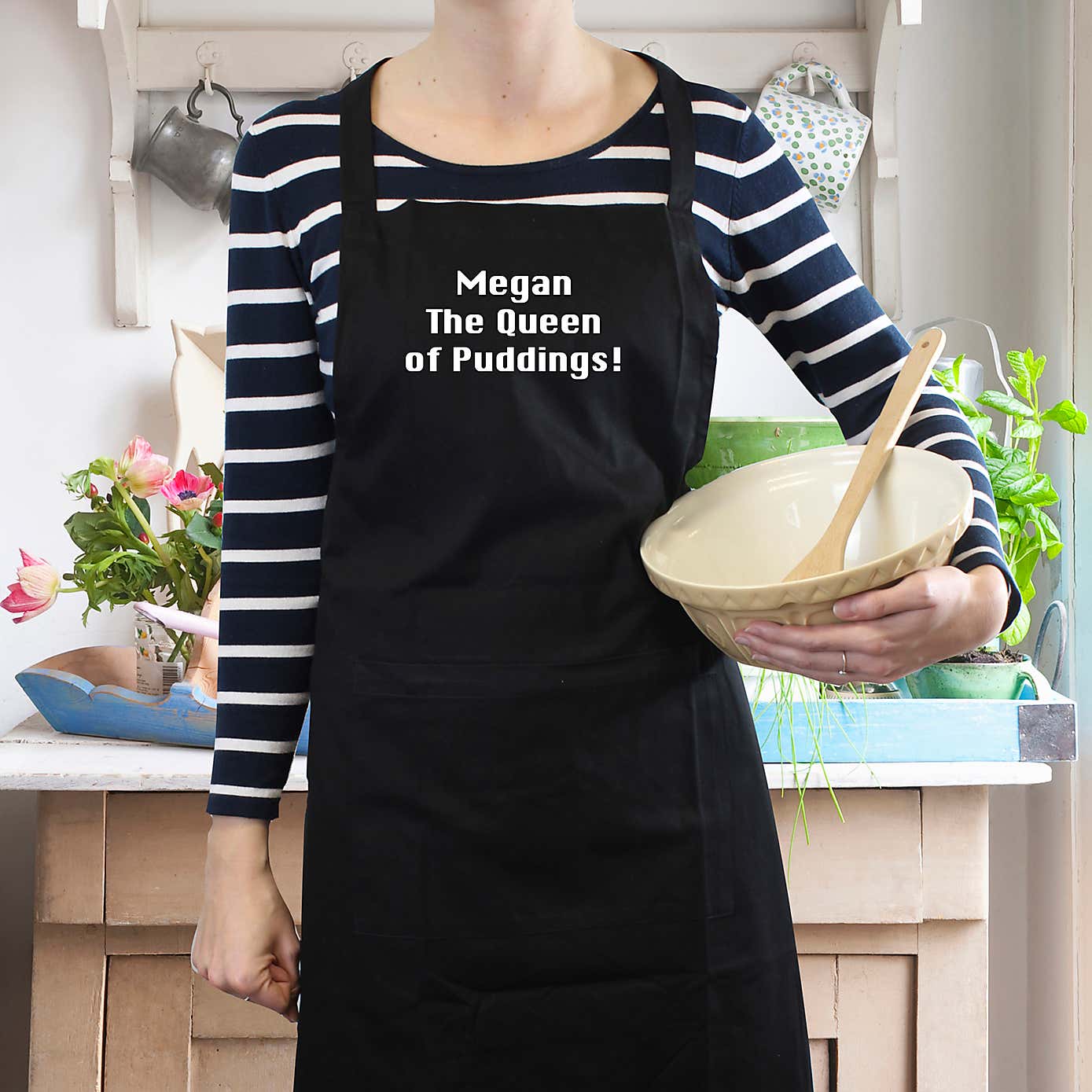 Personalised Apron Black