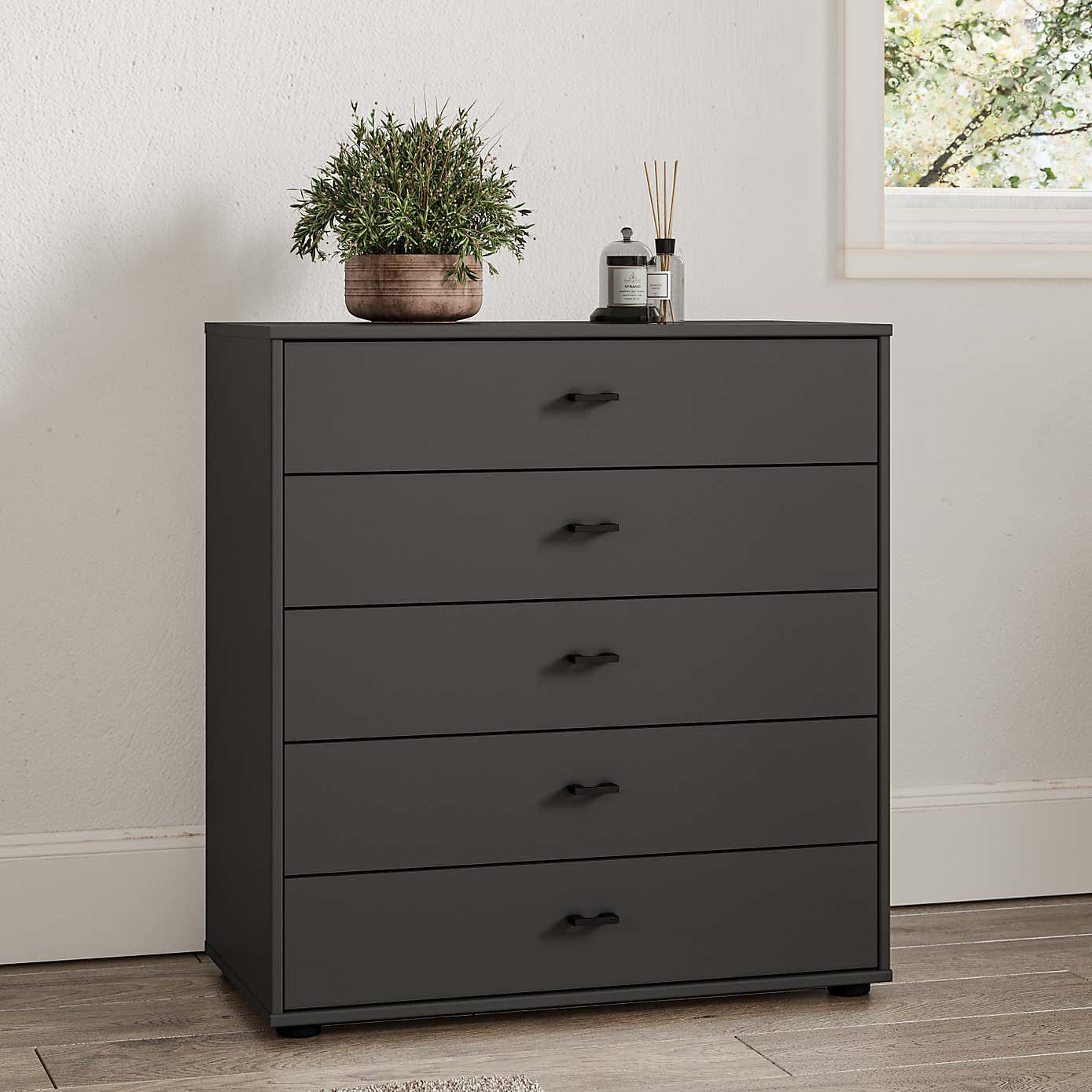 Kahla Matt Large 5 Drawer Chest