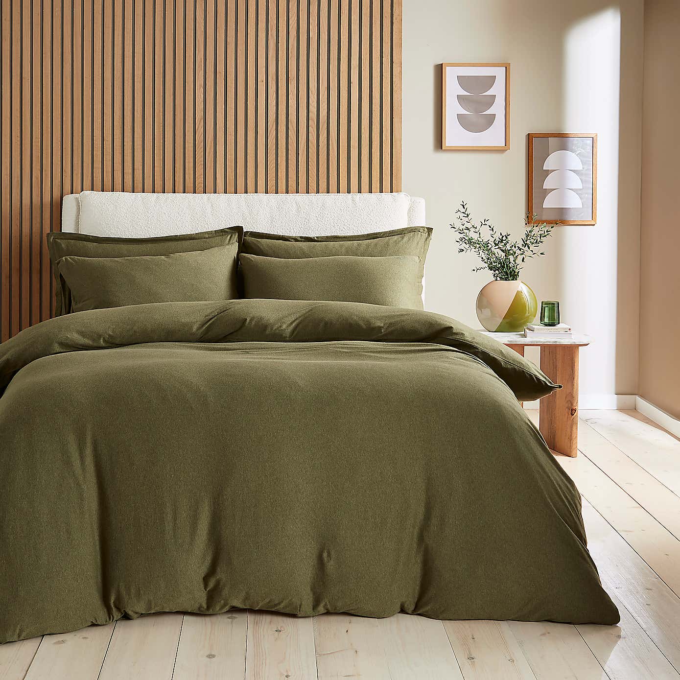 Elements Cotton Jersey Plain Standard Pillowcase​ Pair