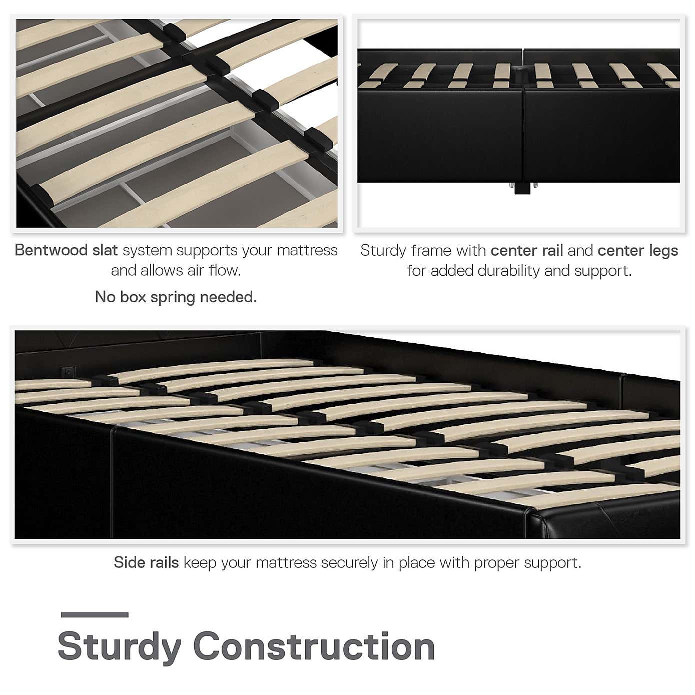 Dorel Home Dakota Bed with Storage