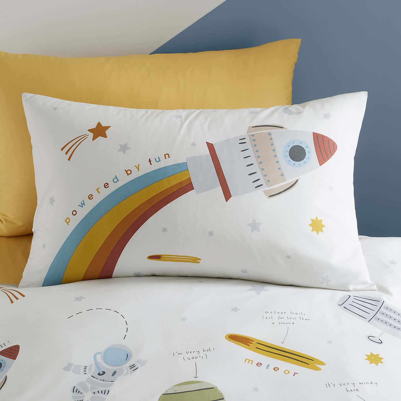 Outer Space Duvet Cover and Pillowcase Set