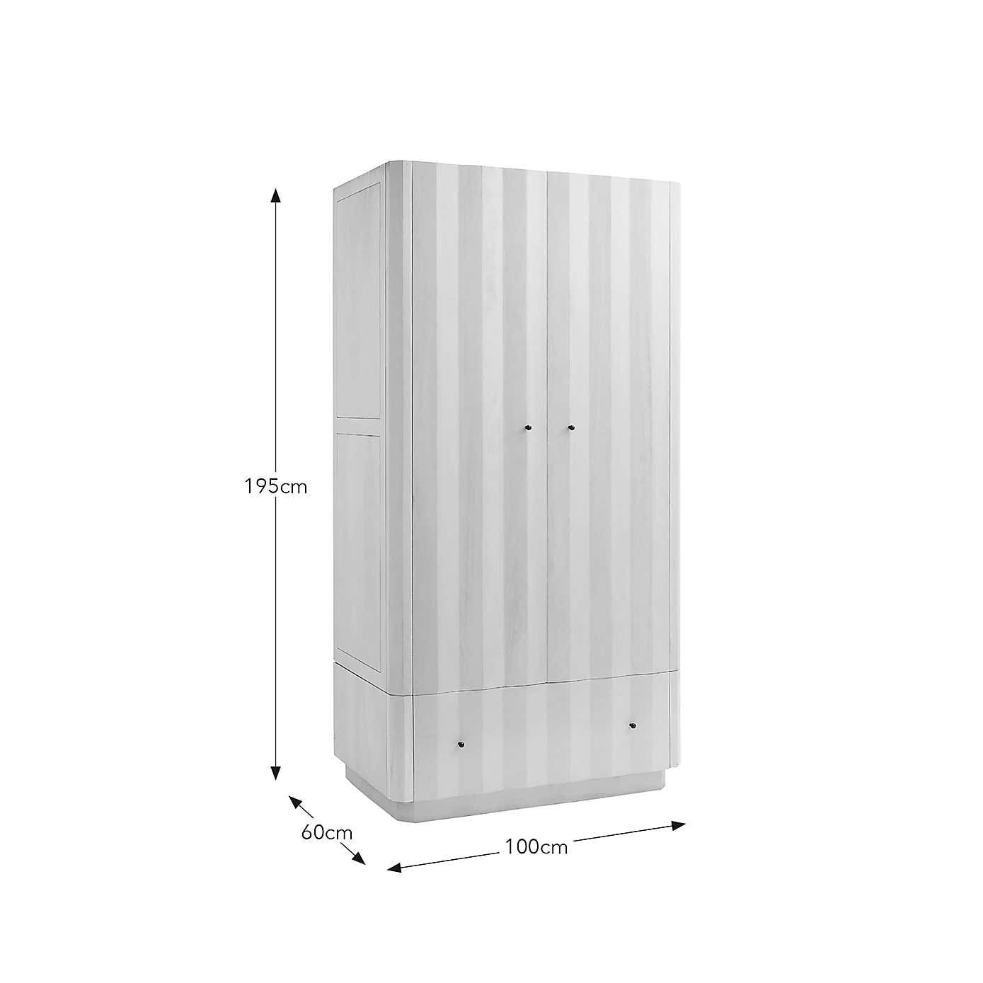 Willa Double Wardrobe