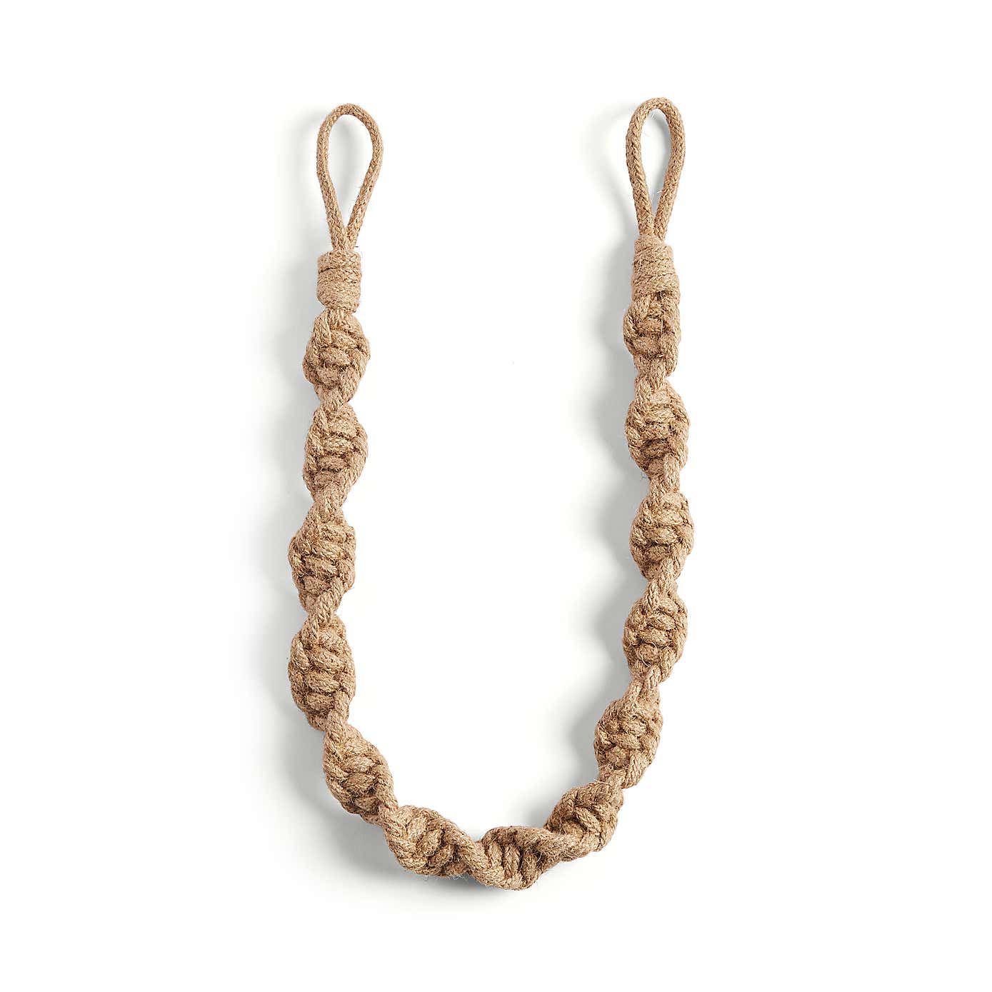 Macrame Twist Tieback