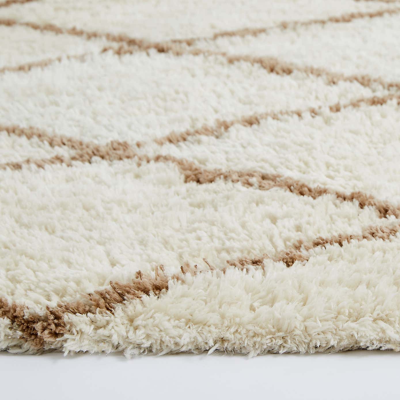 Diamond Berber Shaggy Rug